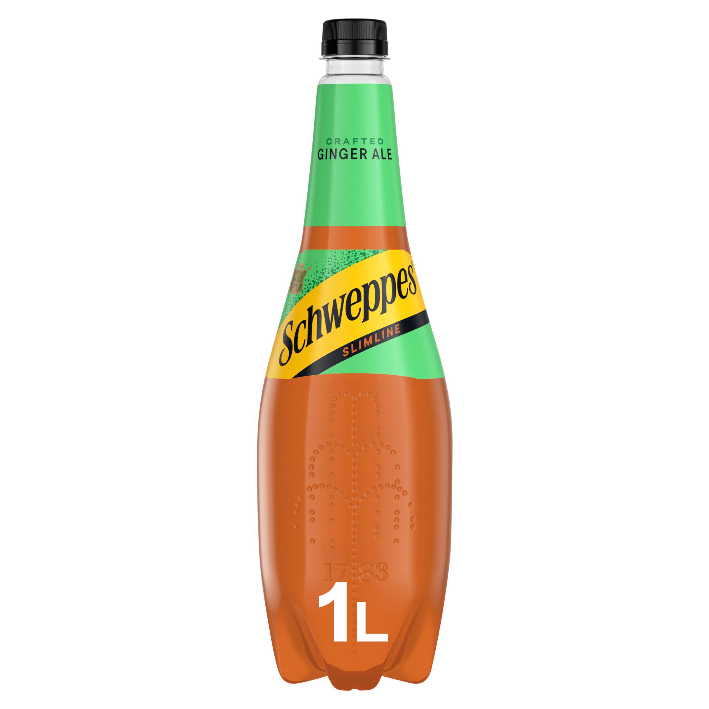 Schweppes Slimline Canada Dry Ginger Ale 1L