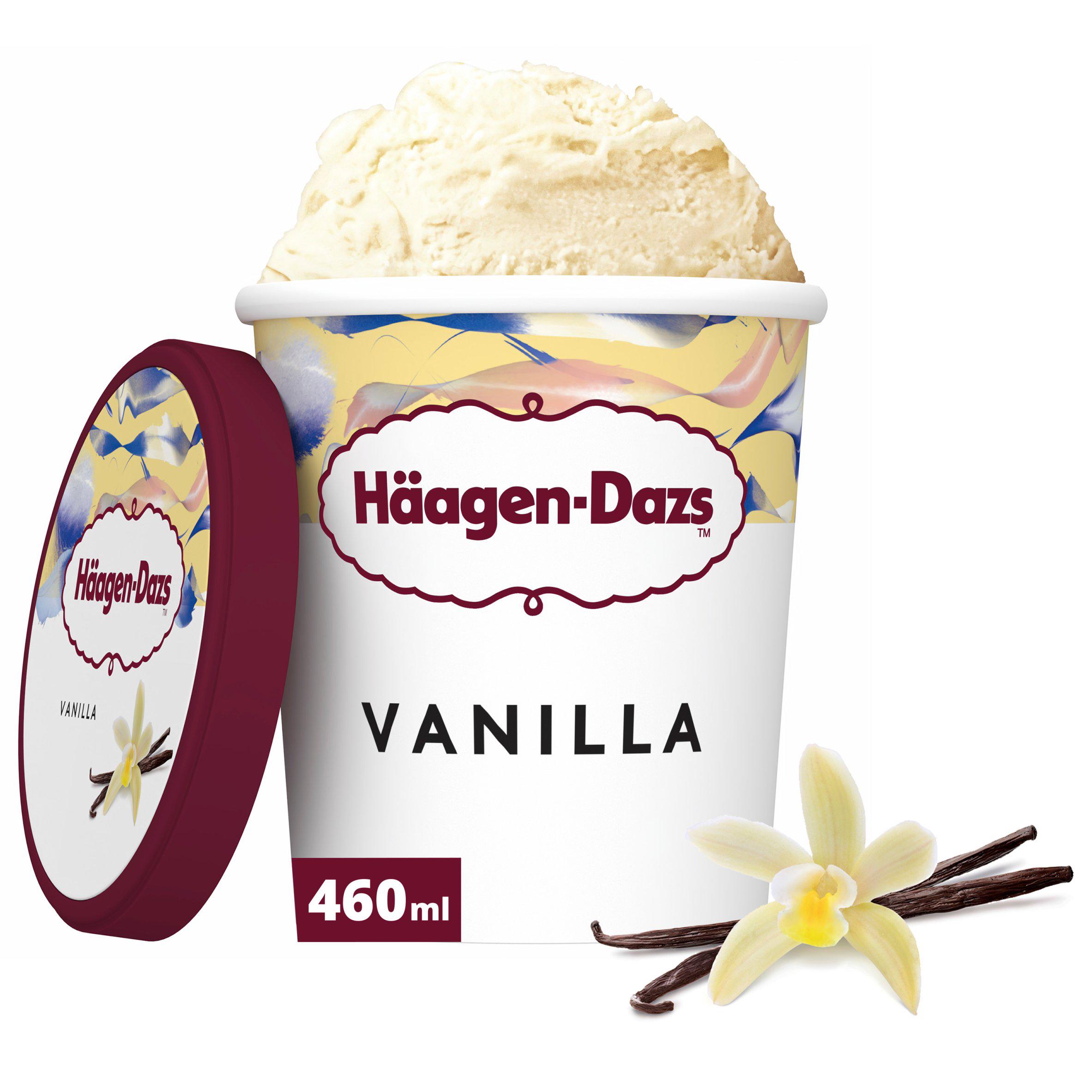 Haagen-Dazs Vanilla Ice Cream Frozen Dessert Tub  460ml