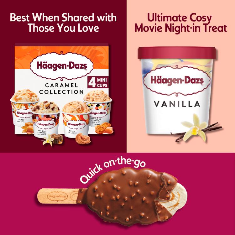 Haagen-Dazs Vanilla Ice Cream Frozen Dessert Tub  460ml thumbnail 5