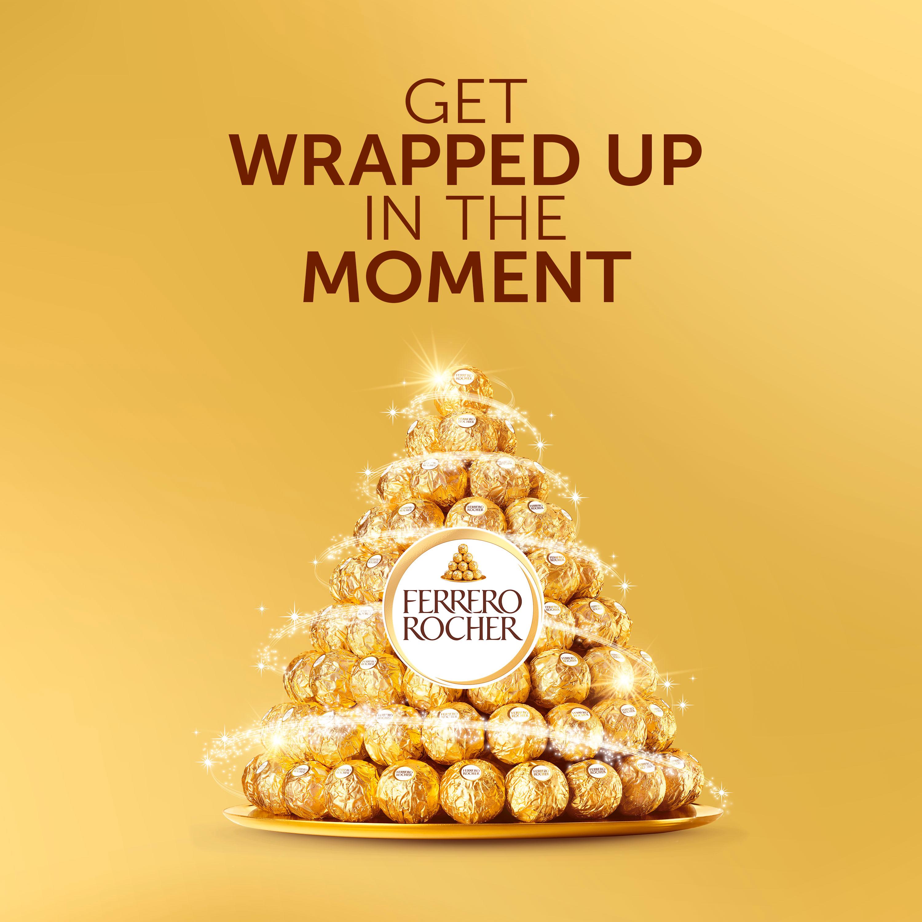 Ferrero Rocher Milk Chocolate Pralines Gift Box 24 Pieces 300g thumbnail 2