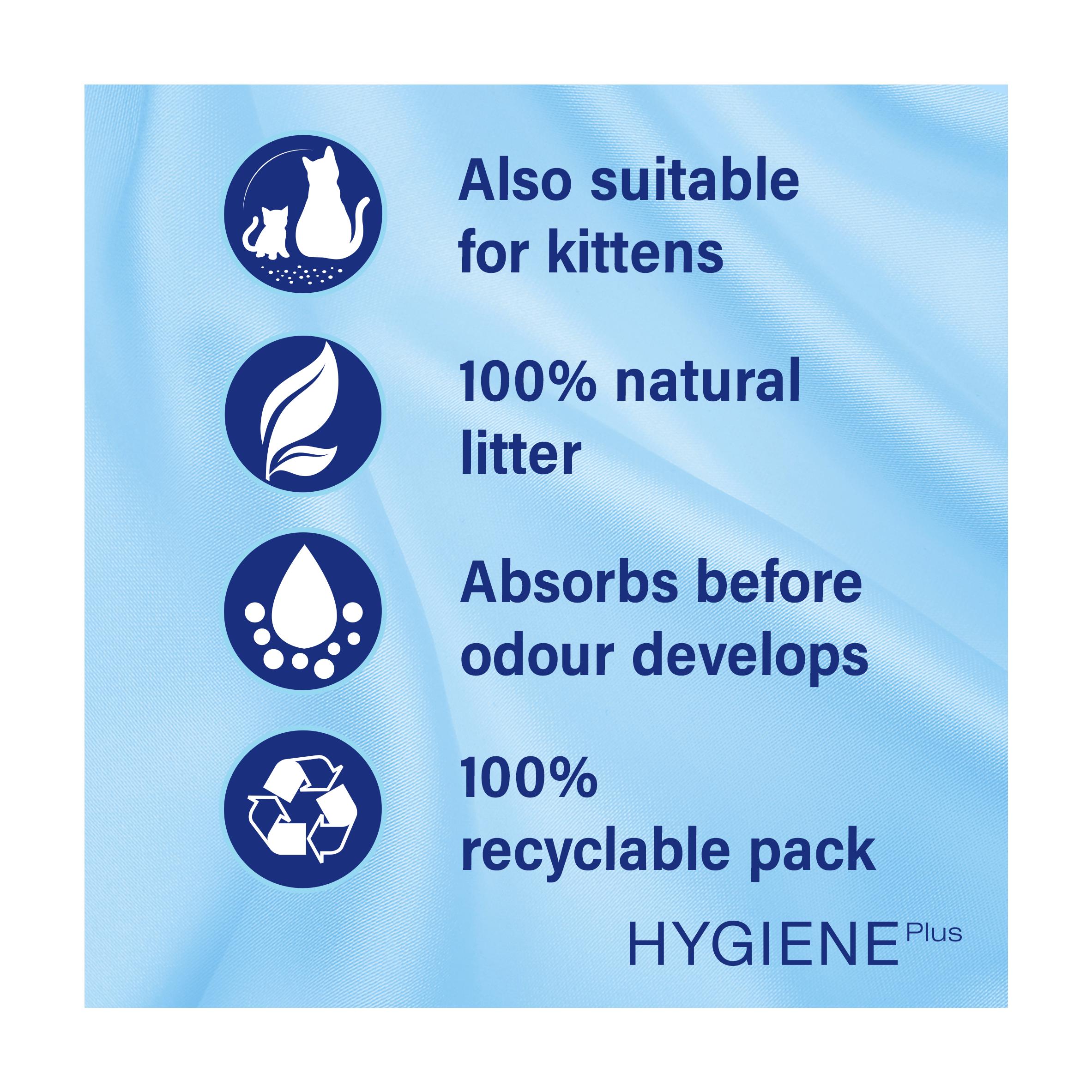 Catsan Hygiene Non-Clumping Odour Control Cat Litter 10L thumbnail 4