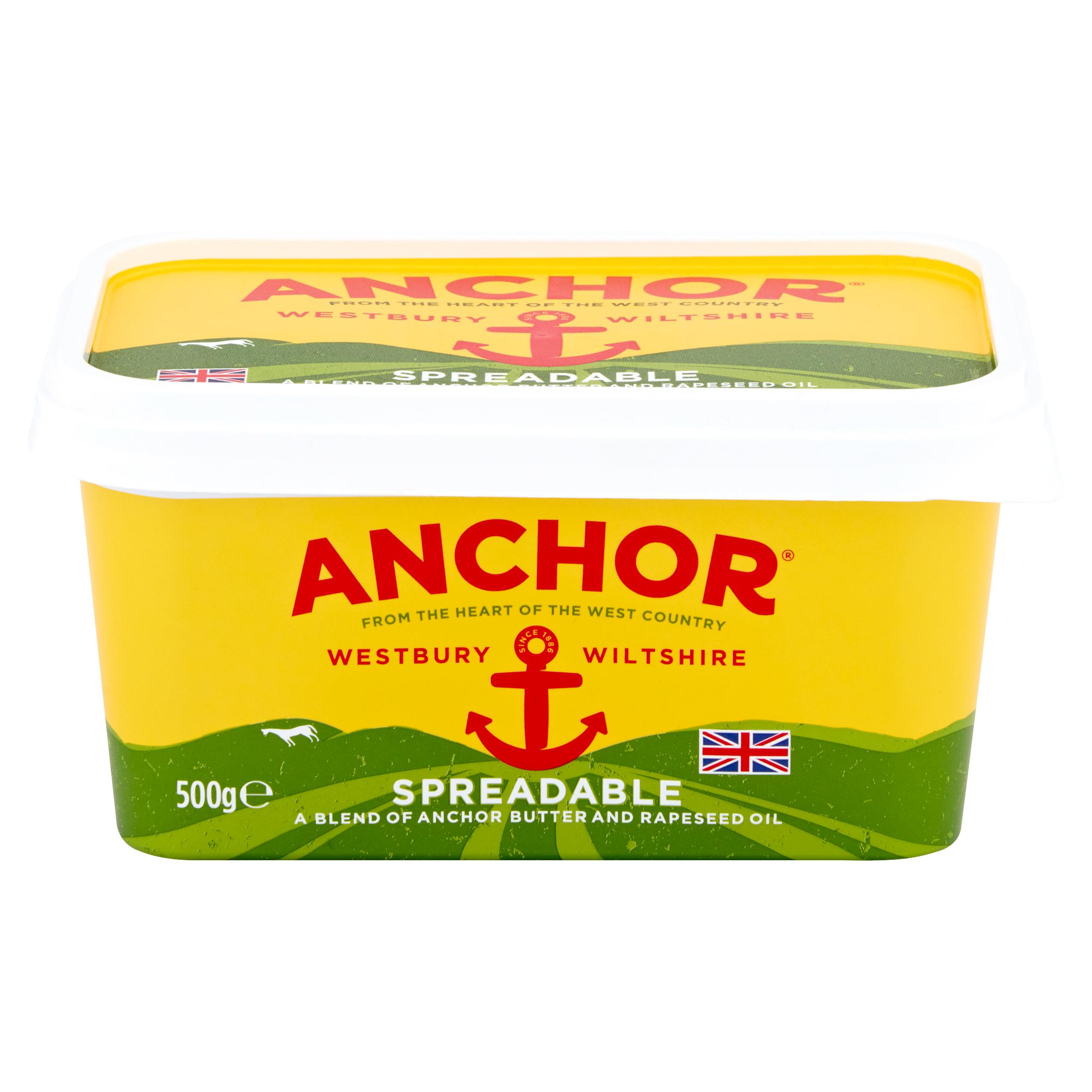 Anchor Spreadable Blend of Butter & Rapeseed Oil Spread 250g thumbnail 3