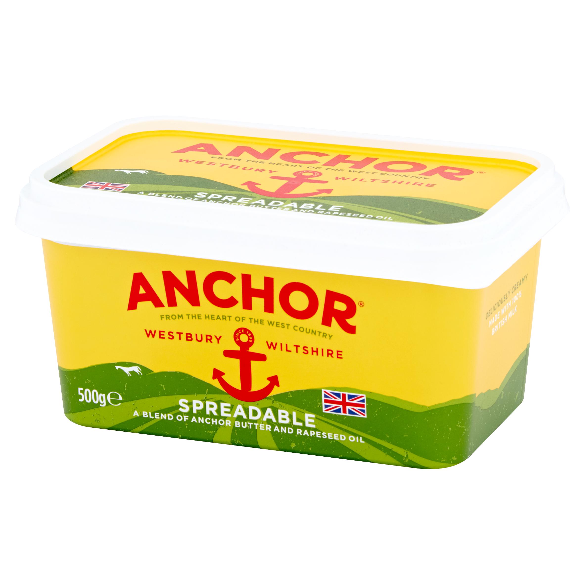 Anchor Spreadable Blend of Butter & Rapeseed Oil Spread 250g thumbnail 4