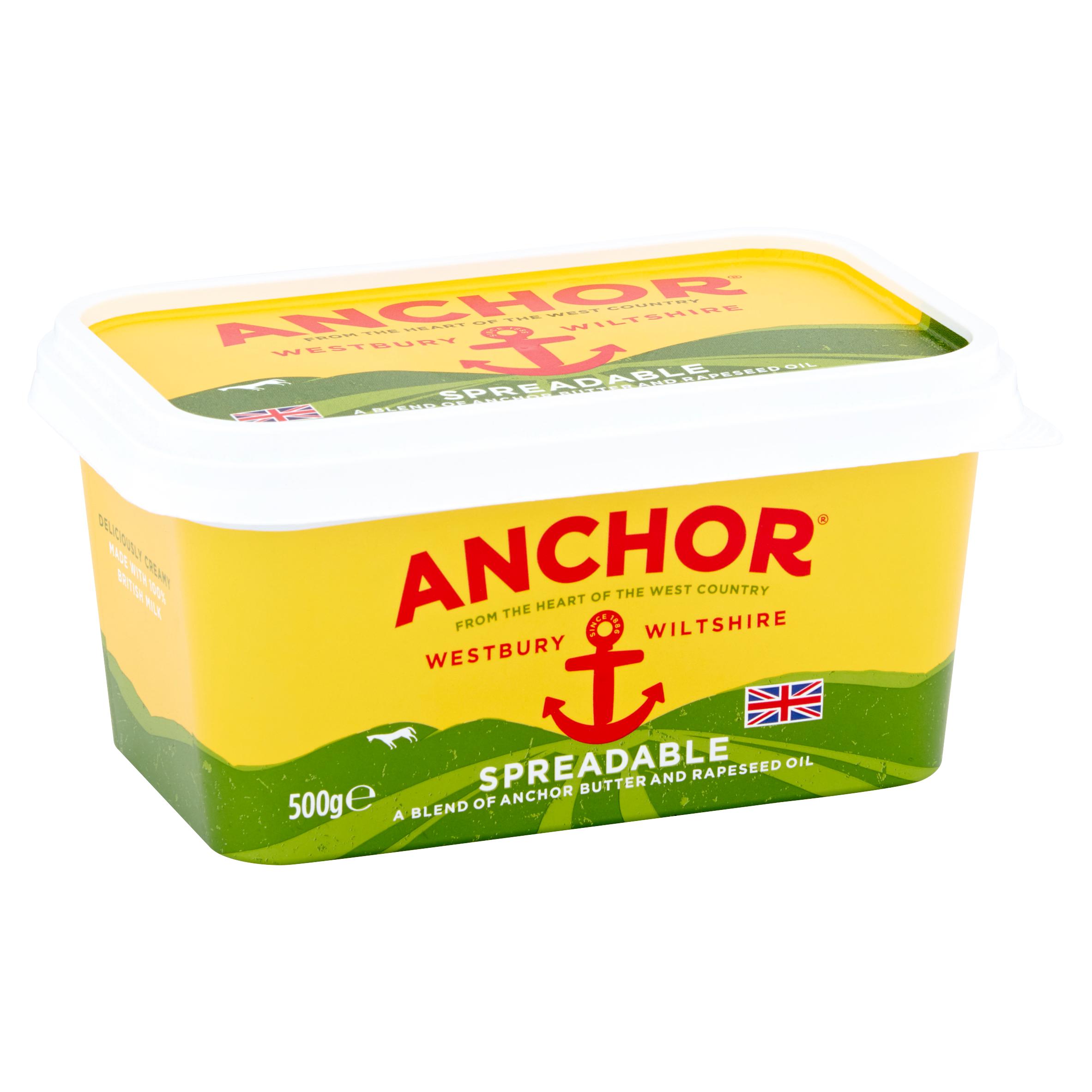Anchor Spreadable Blend of Butter & Rapeseed Oil Spread 250g thumbnail 5
