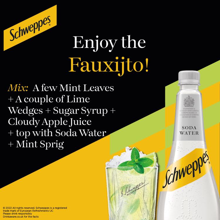 Schweppes Soda Water 1L thumbnail 2
