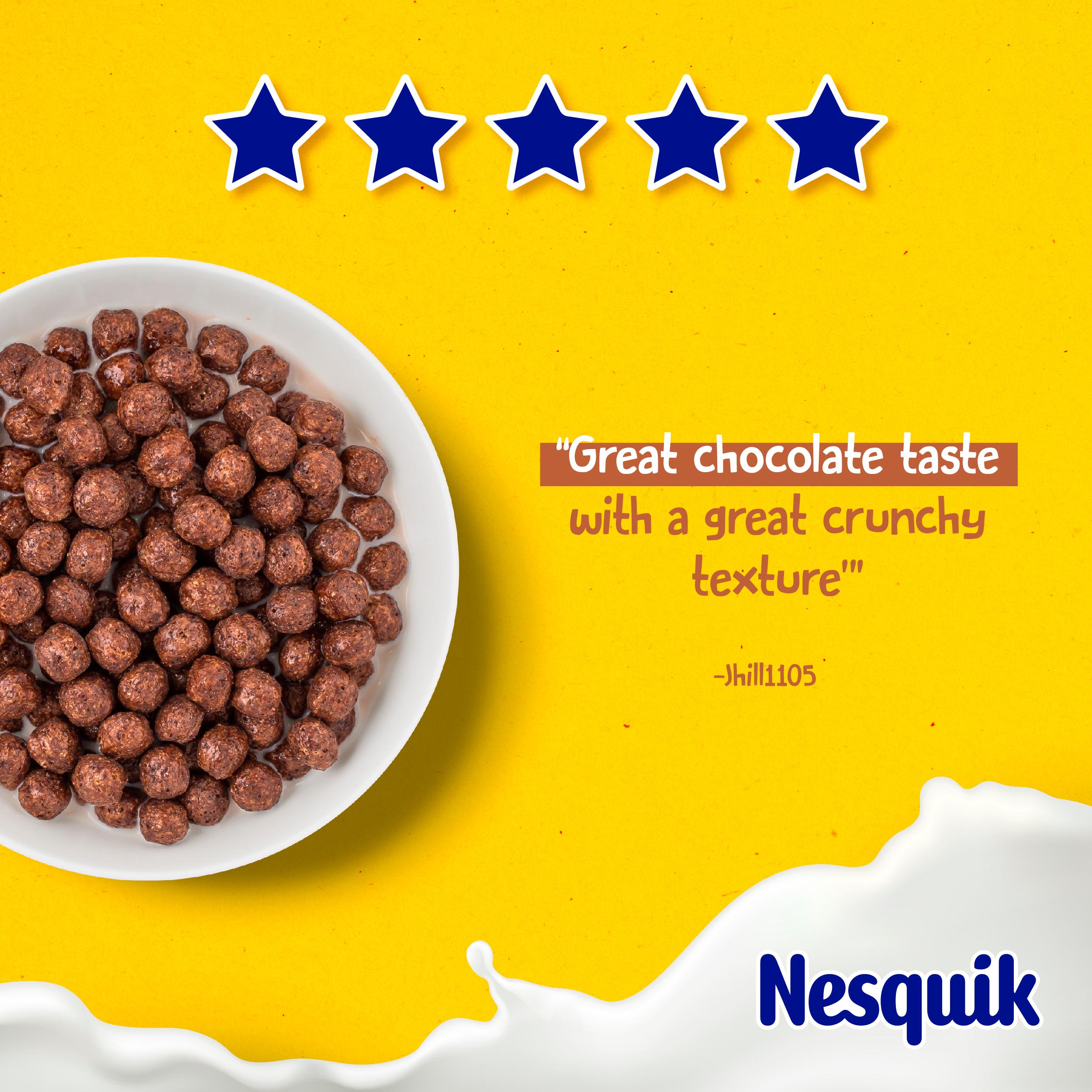Nestle Nesquik Chocolate Cereal 375g thumbnail 4