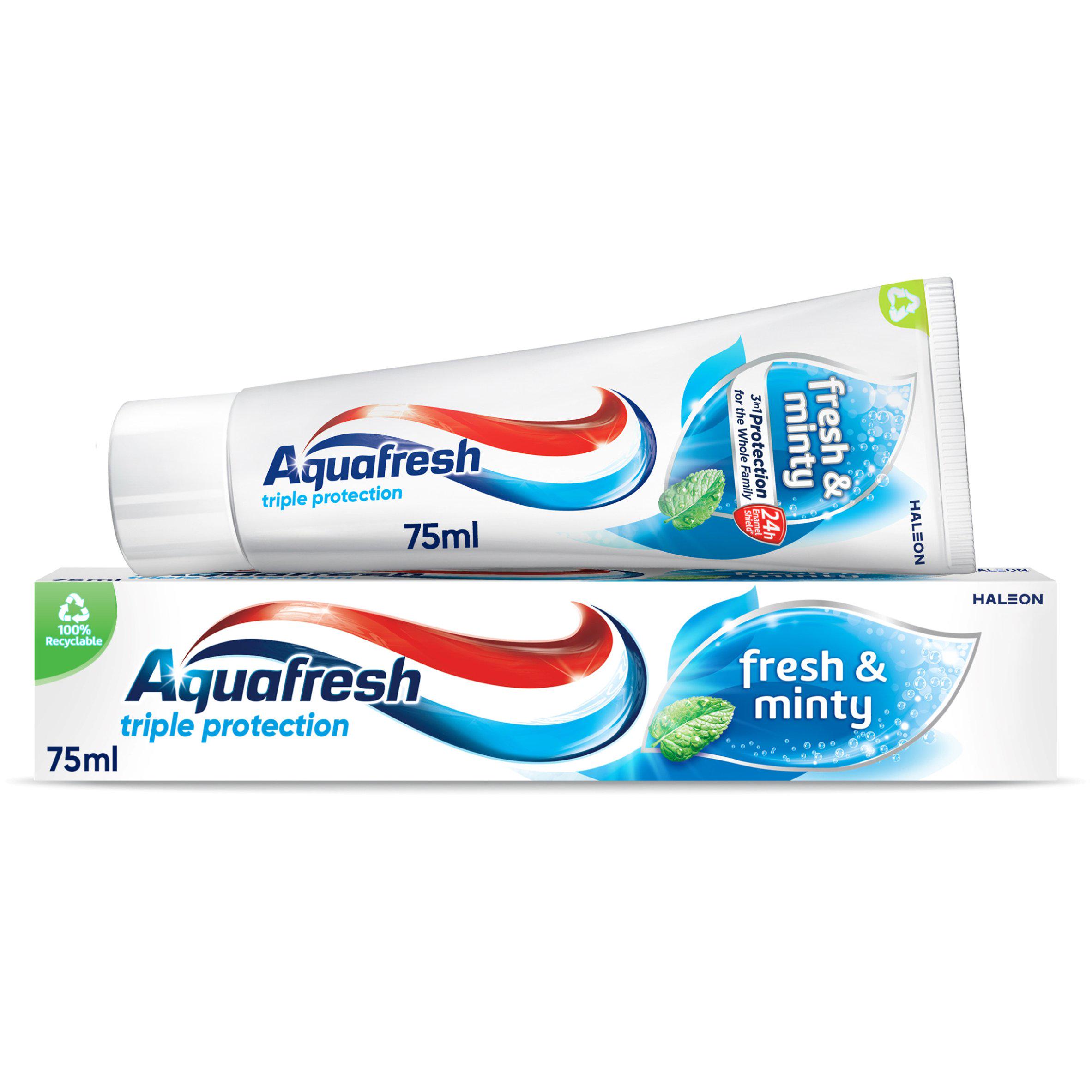 Aquafresh Triple Protection Fresh & Minty Toothpaste 75ml