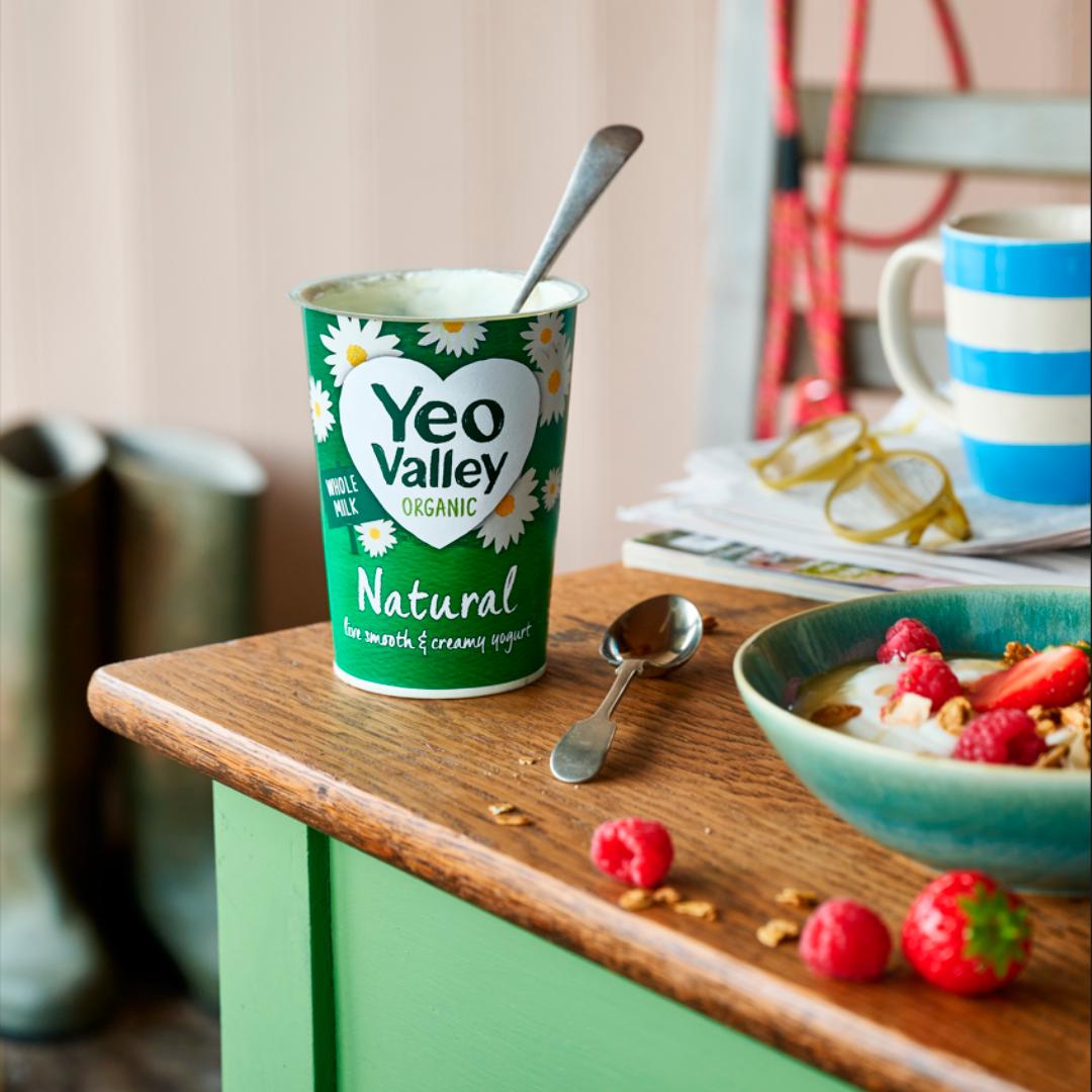 Yeo Valley Organic Natural Yogurt 450g thumbnail 2