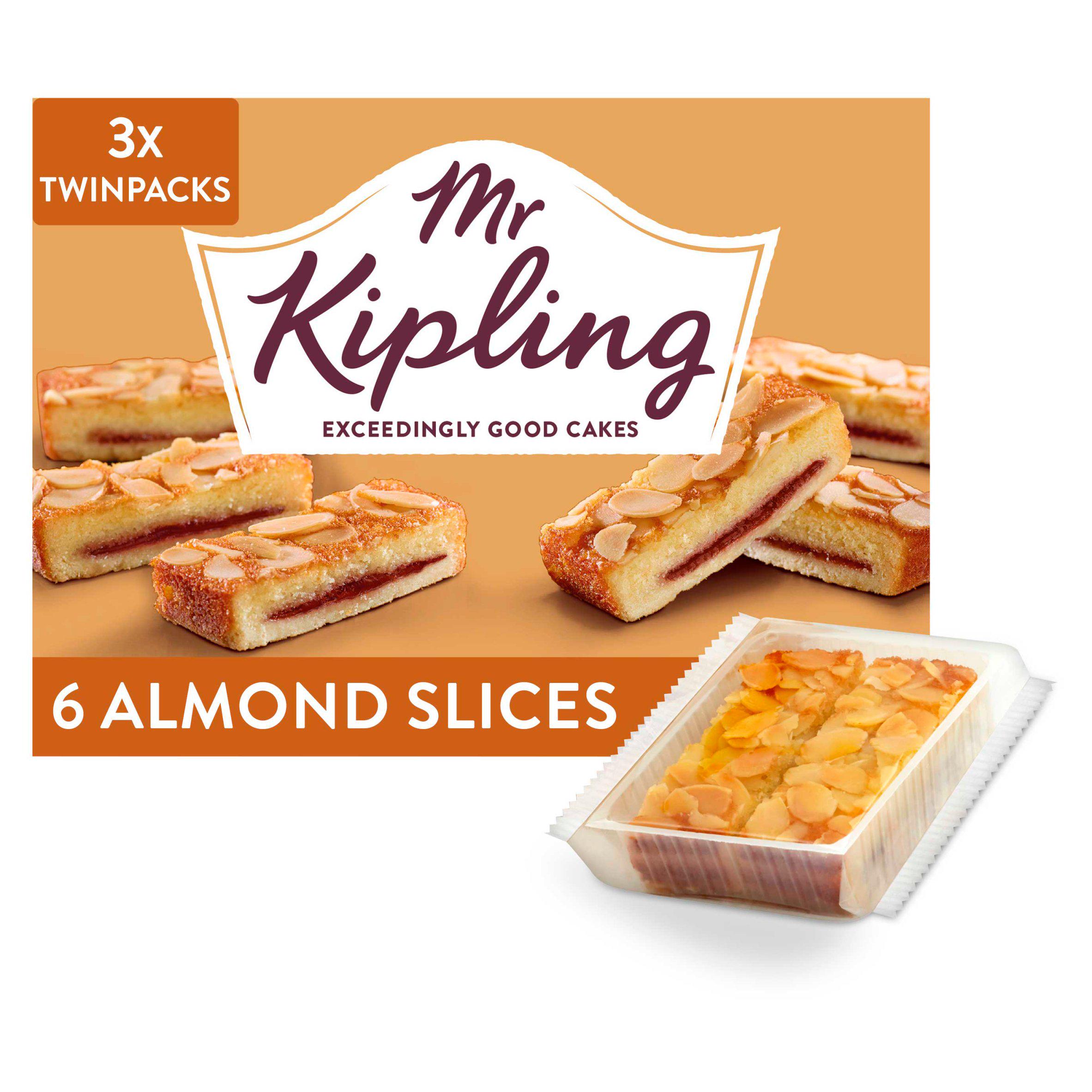 Mr Kipling Almond Cake Slices x6