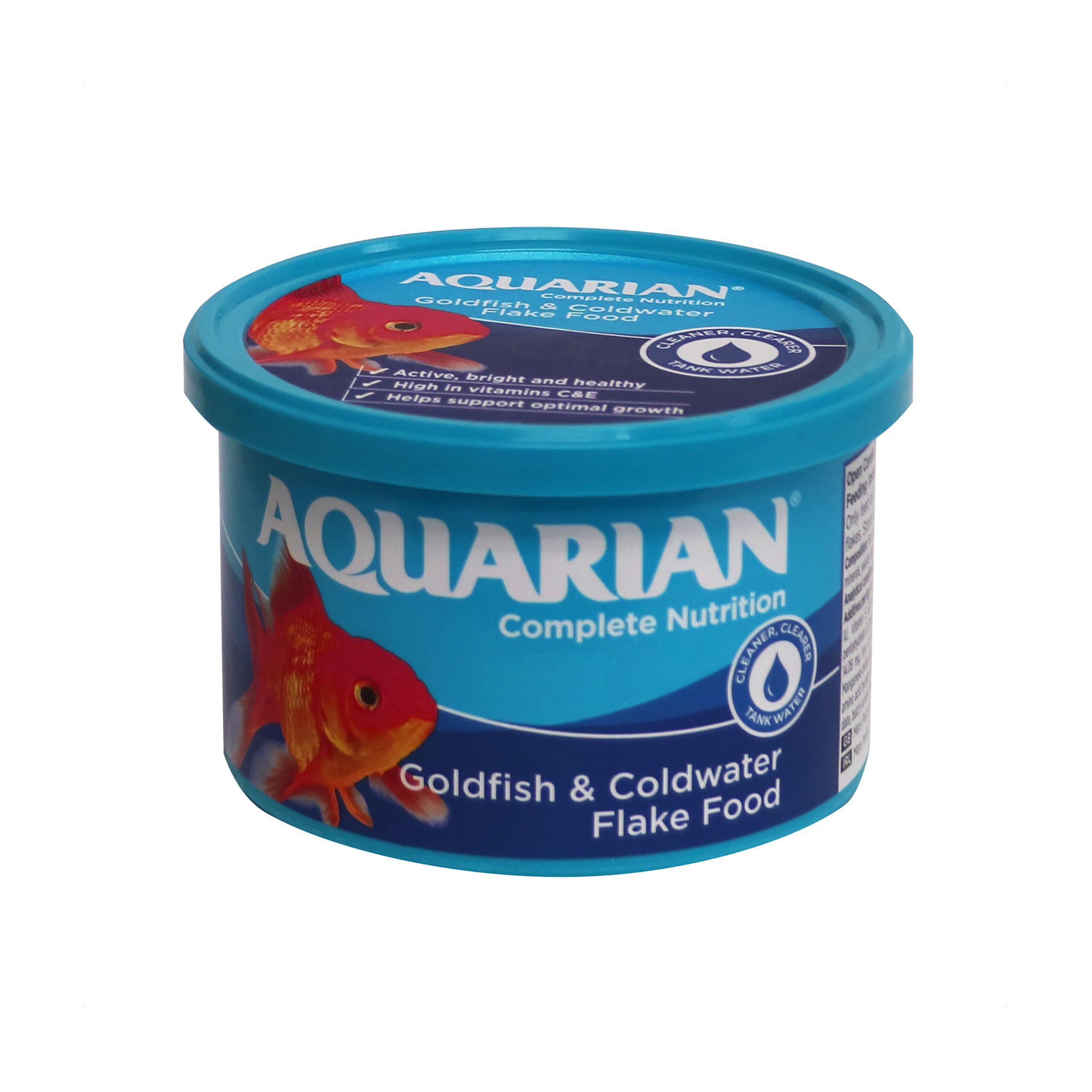 Aquarian Goldfish Fish Food Flakes 50g
