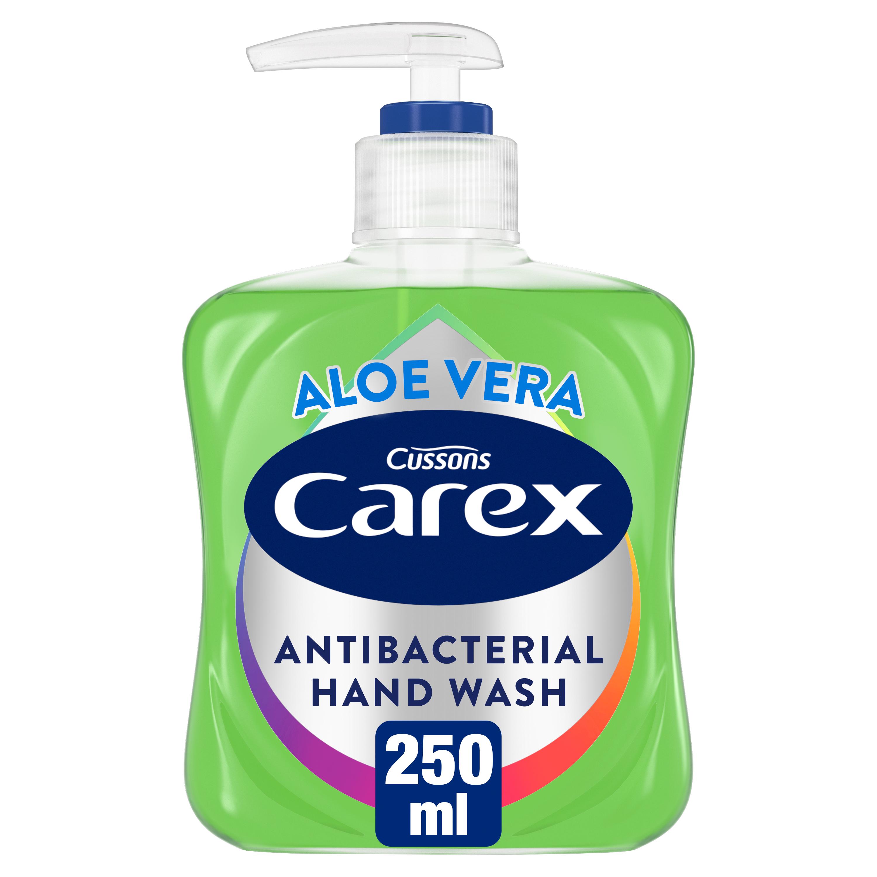 Carex 250ml Aloe Vera Antibacterial Handwash thumbnail 3