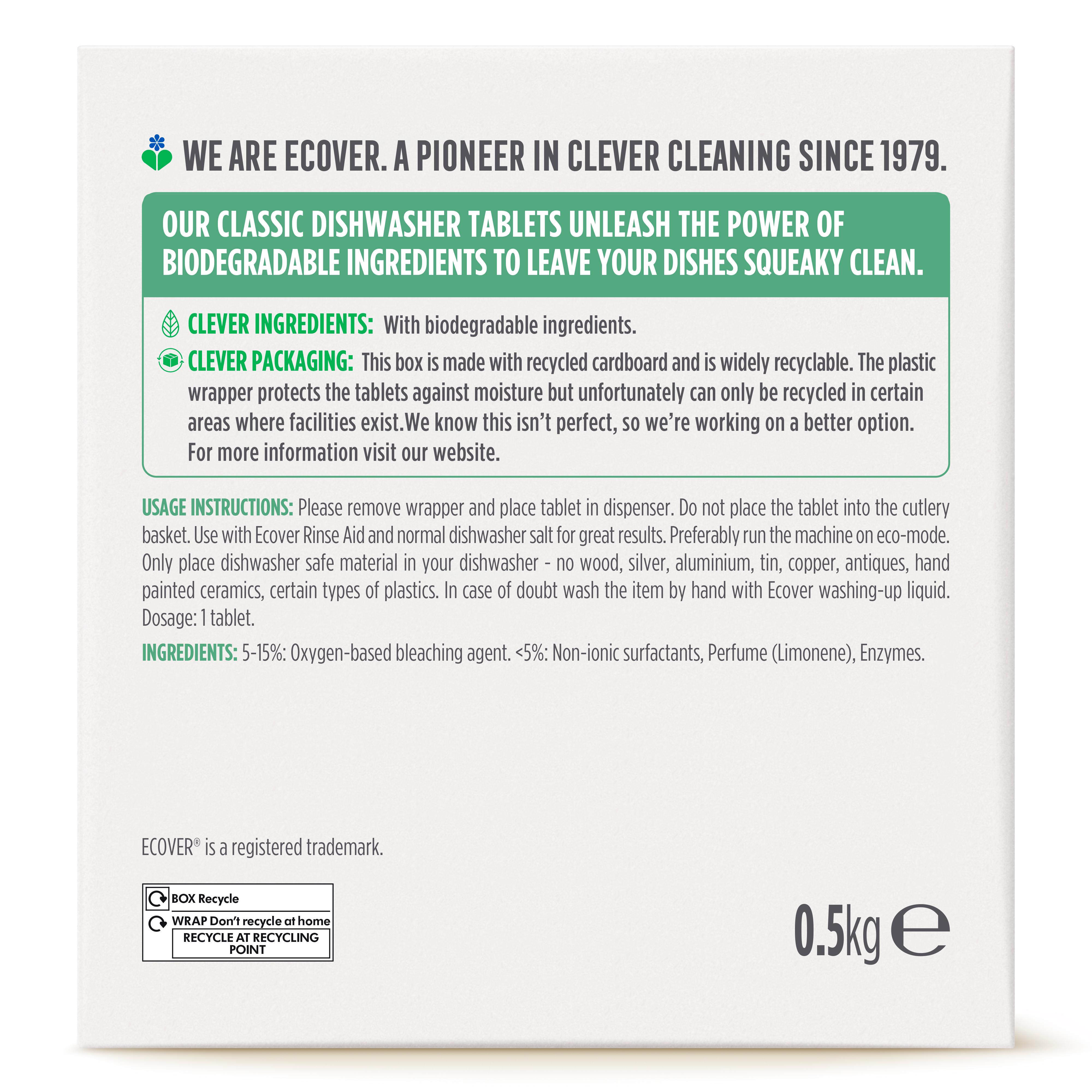 Ecover Dishwasher Tablets x25 thumbnail 2