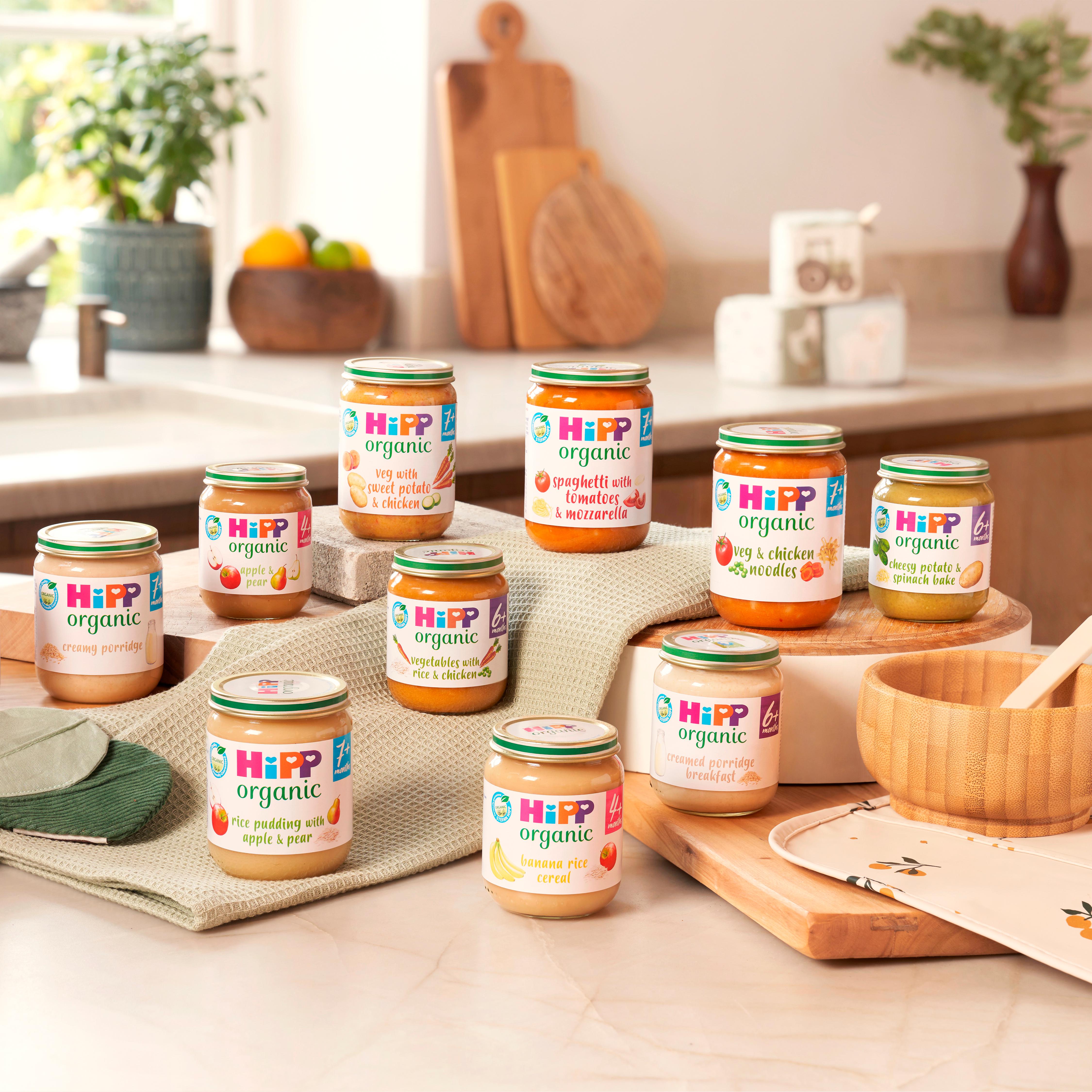 HiPP Organic Veg & Chicken Noodles Baby Food Jar 7+ Months 190g thumbnail 5
