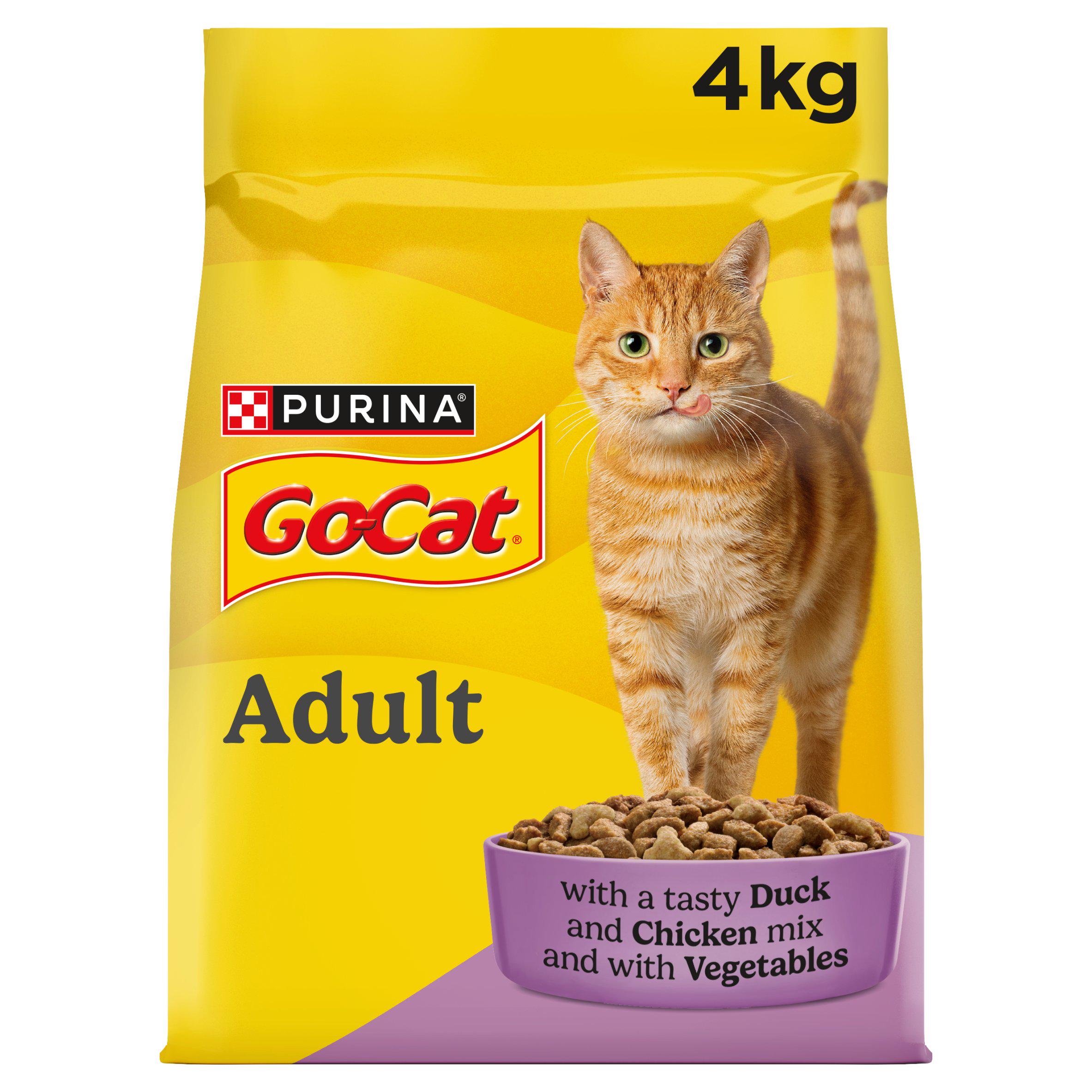 Go-Cat Chicken & Duck Adult Dry Cat Food 4kg