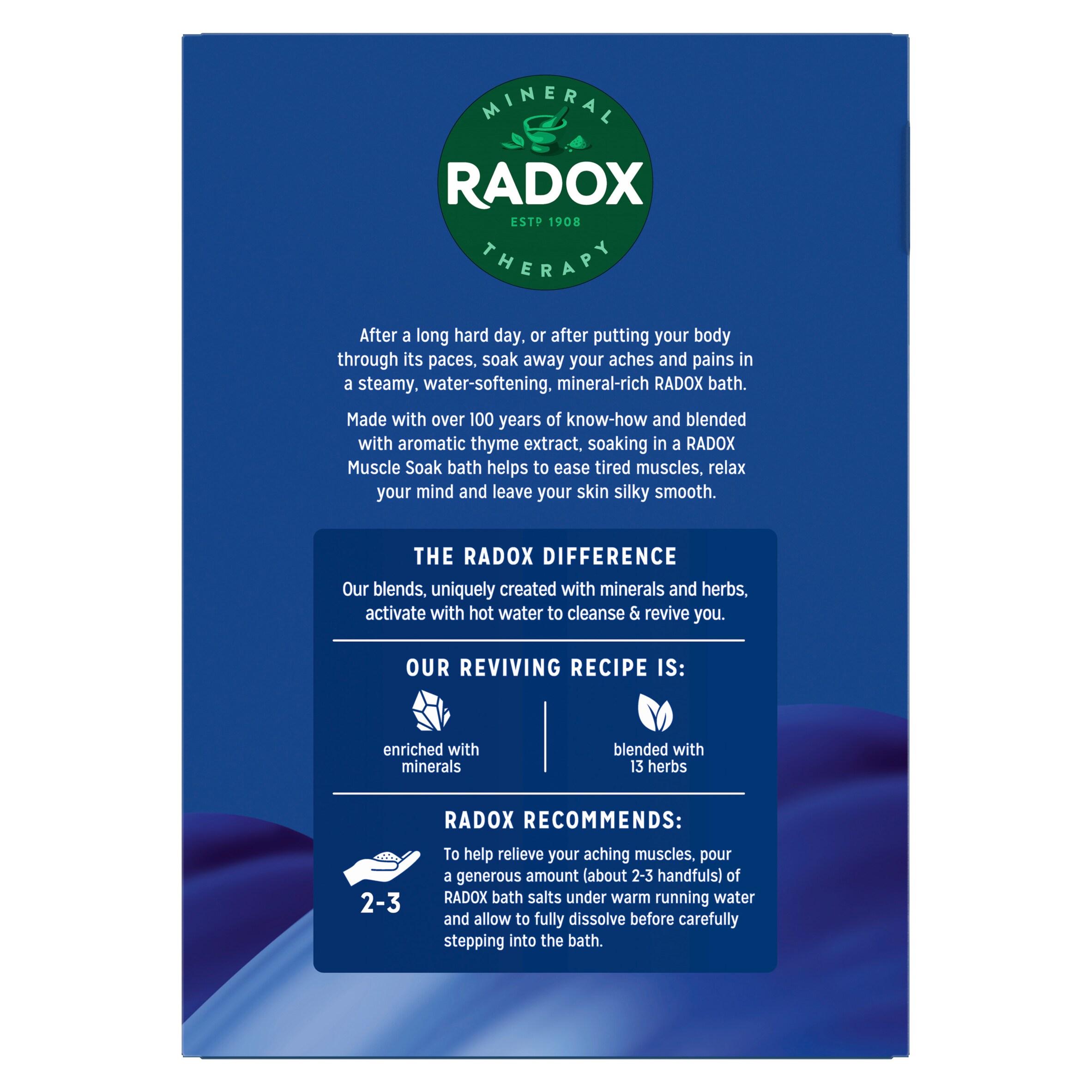 Radox Mineral Therapy Bath Salts Muscle Soak 400g thumbnail 6