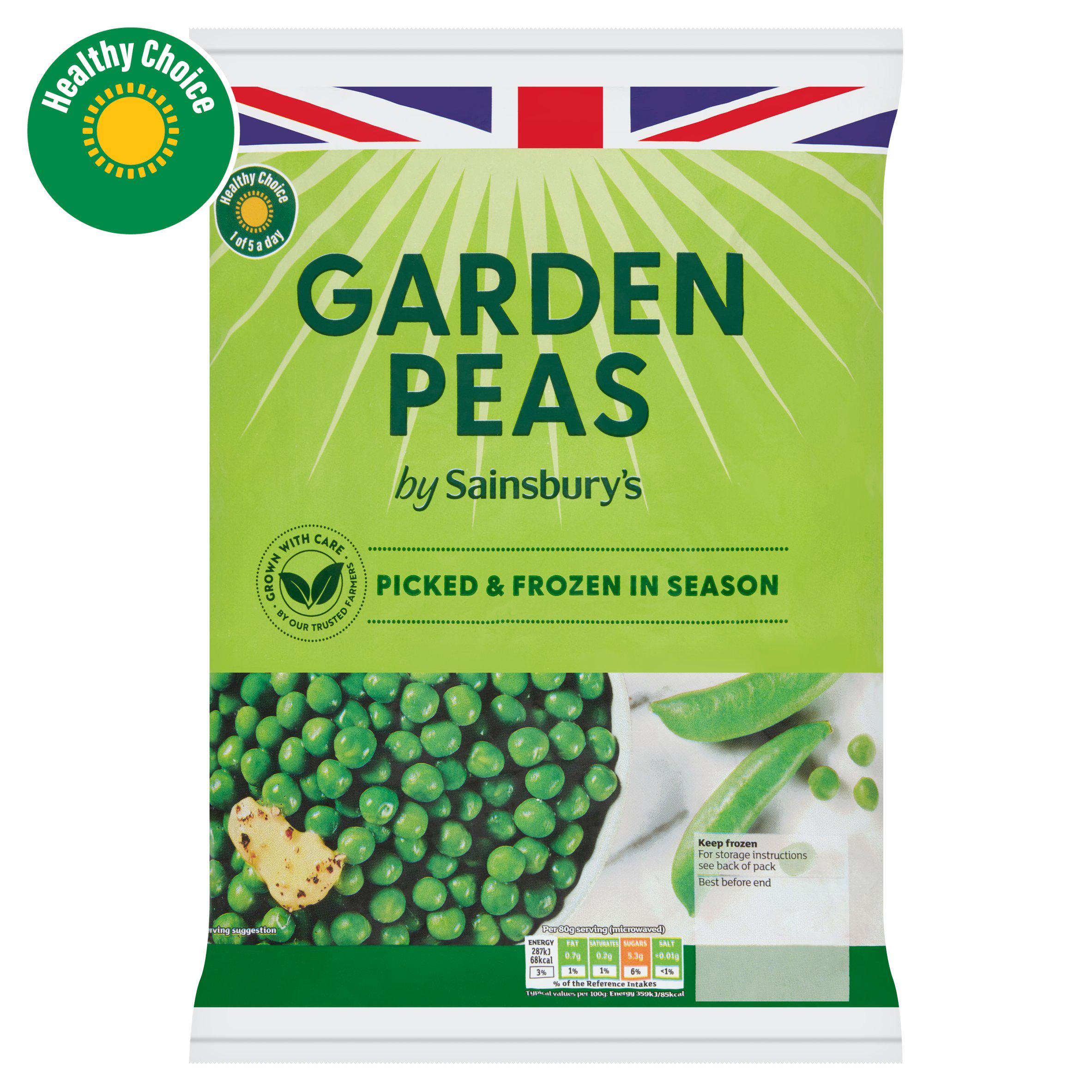 Sainsbury's Garden Peas 910g