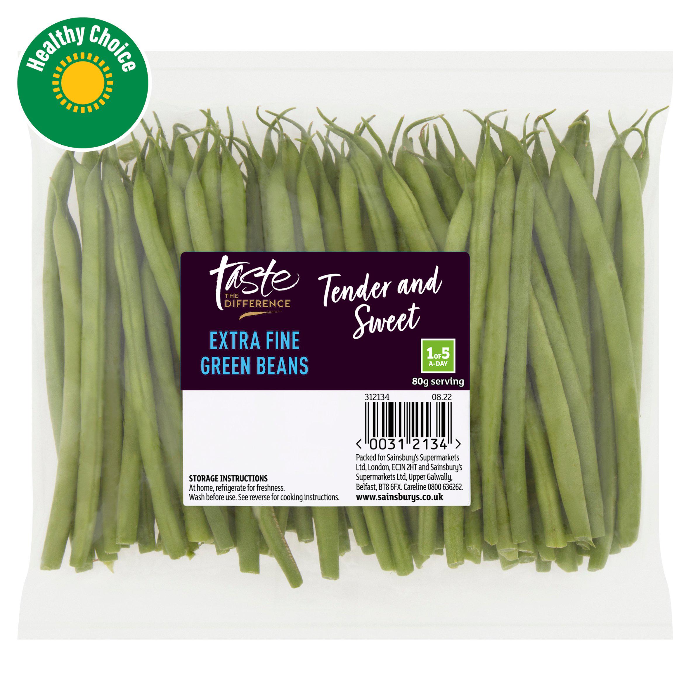 Sainsbury's 200g Extra Fine Green Beans,Taste the Difference