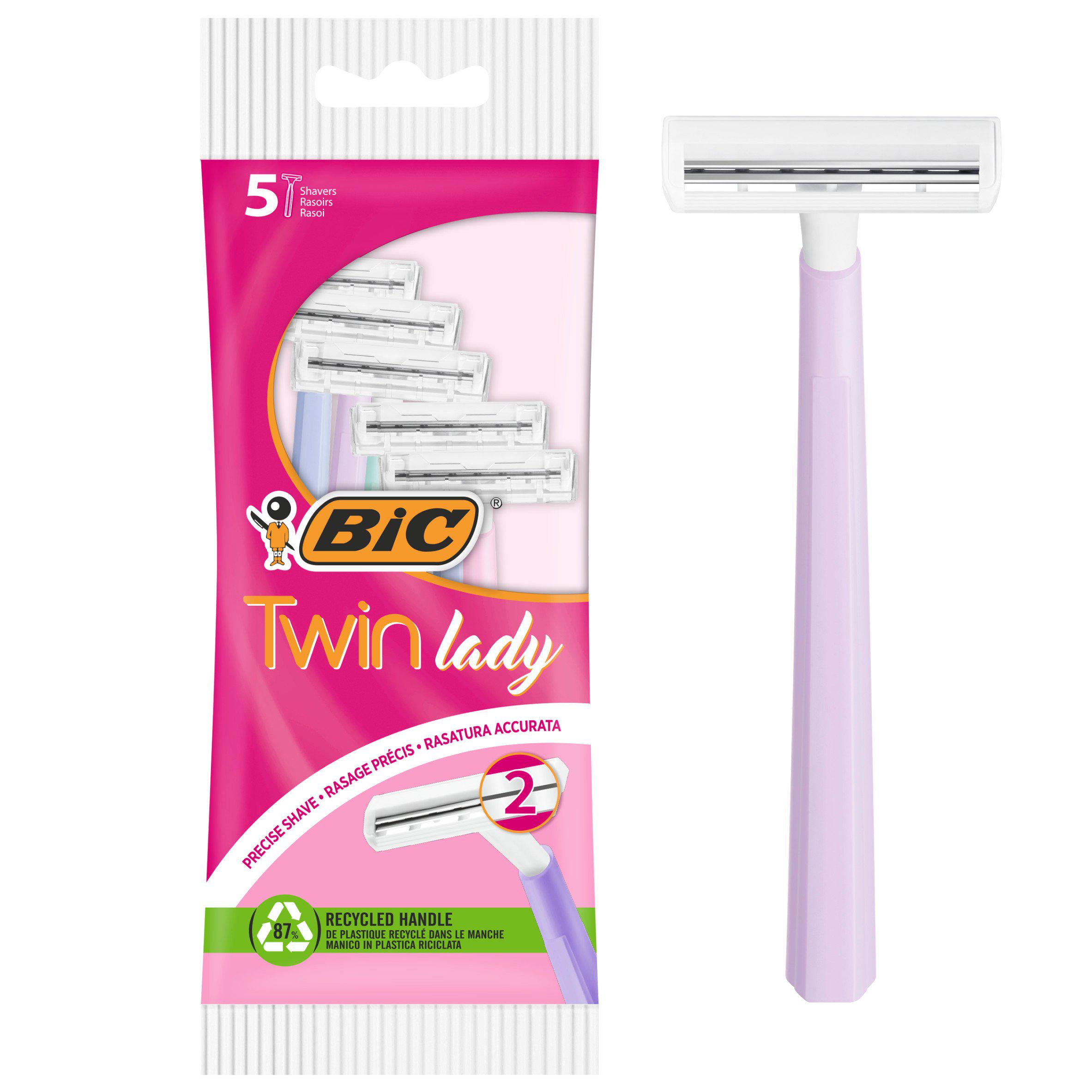 BIC Twin Lady Disposable Women's Razors 5 Pack