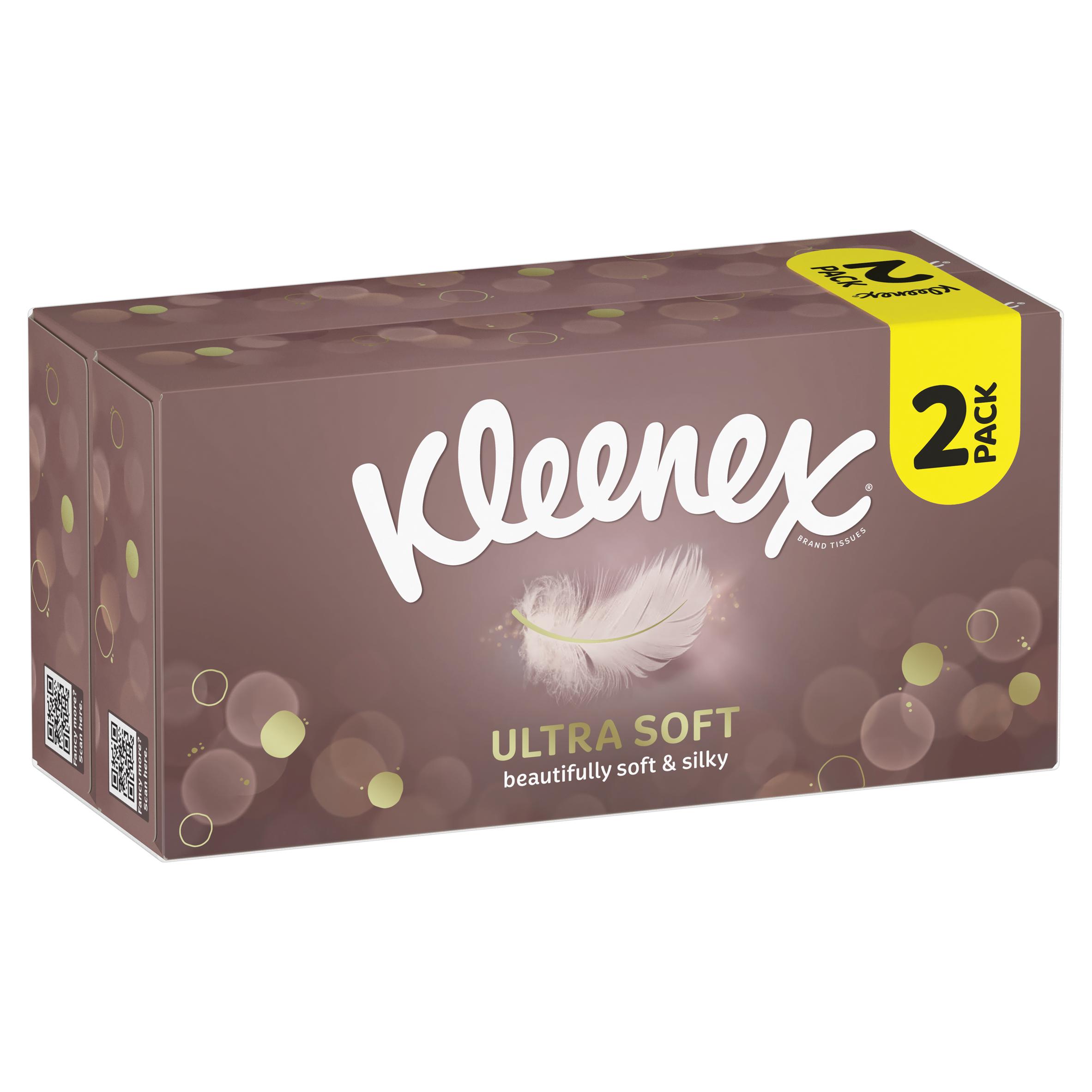 Kleenex Ultra Soft Tissues 2x64 Sheets thumbnail 2