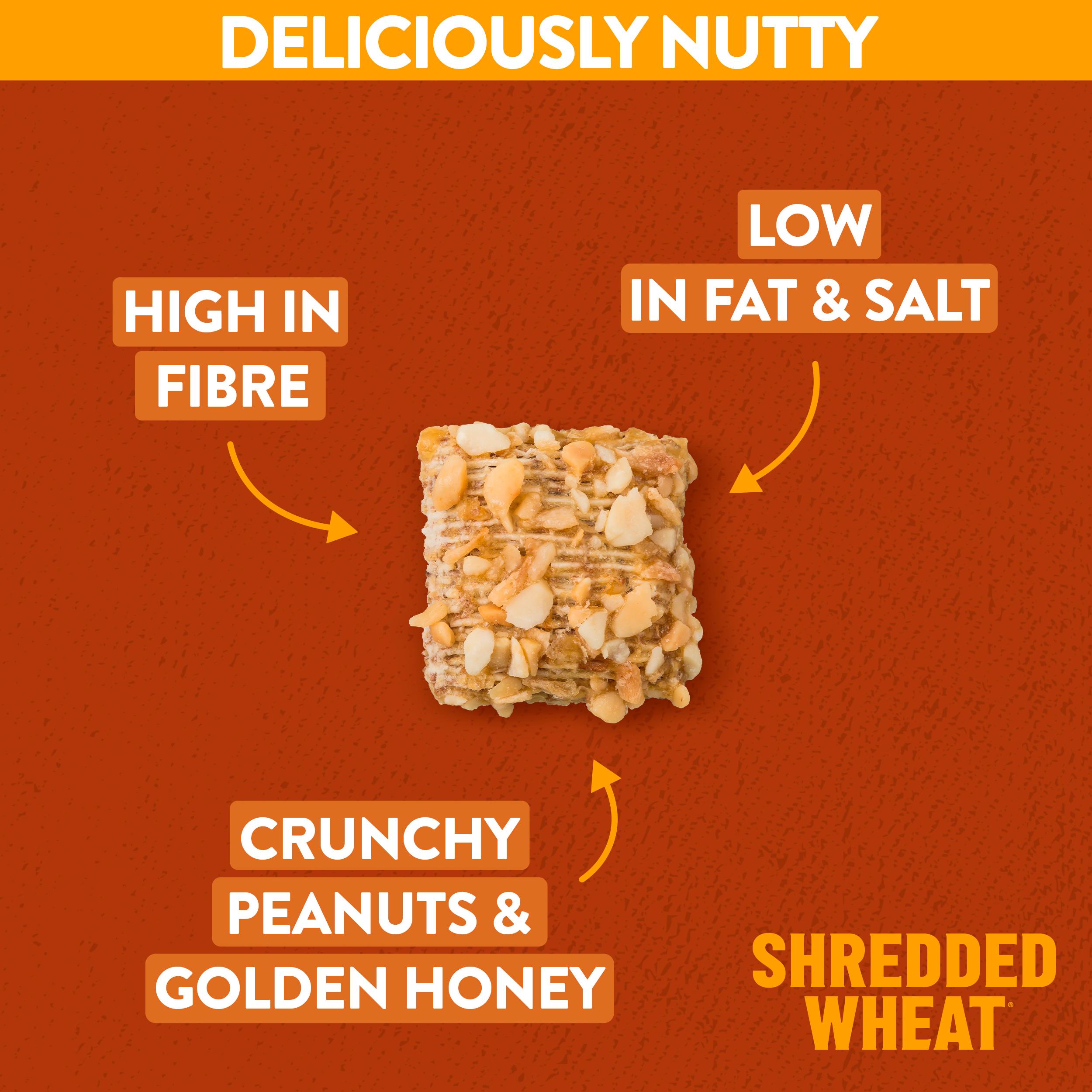 Nestle Shredded Wheat Bitesize Honey & Nut Cereal 500g thumbnail 3