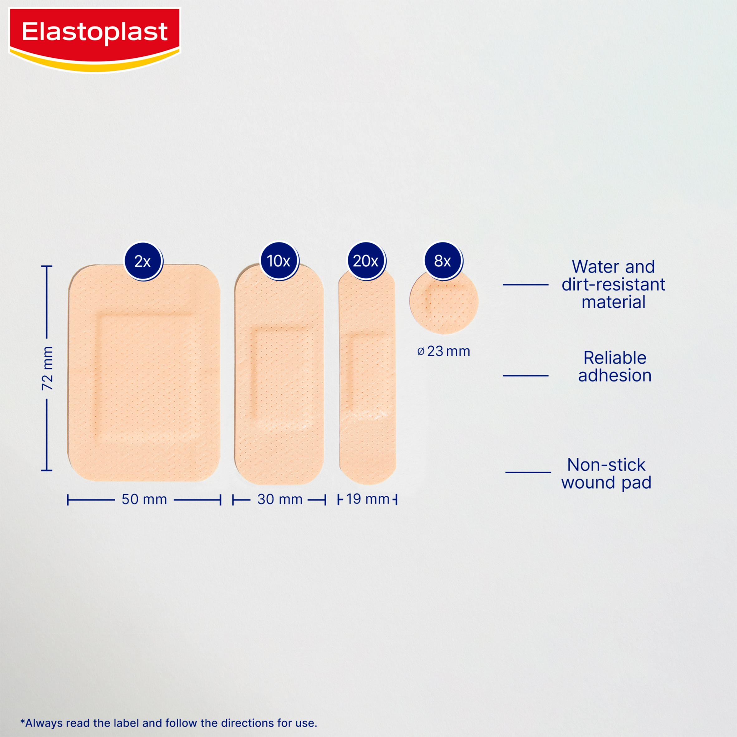 Elastoplast Water Resistant Plastic All-Purpose Plasters x40 thumbnail 3