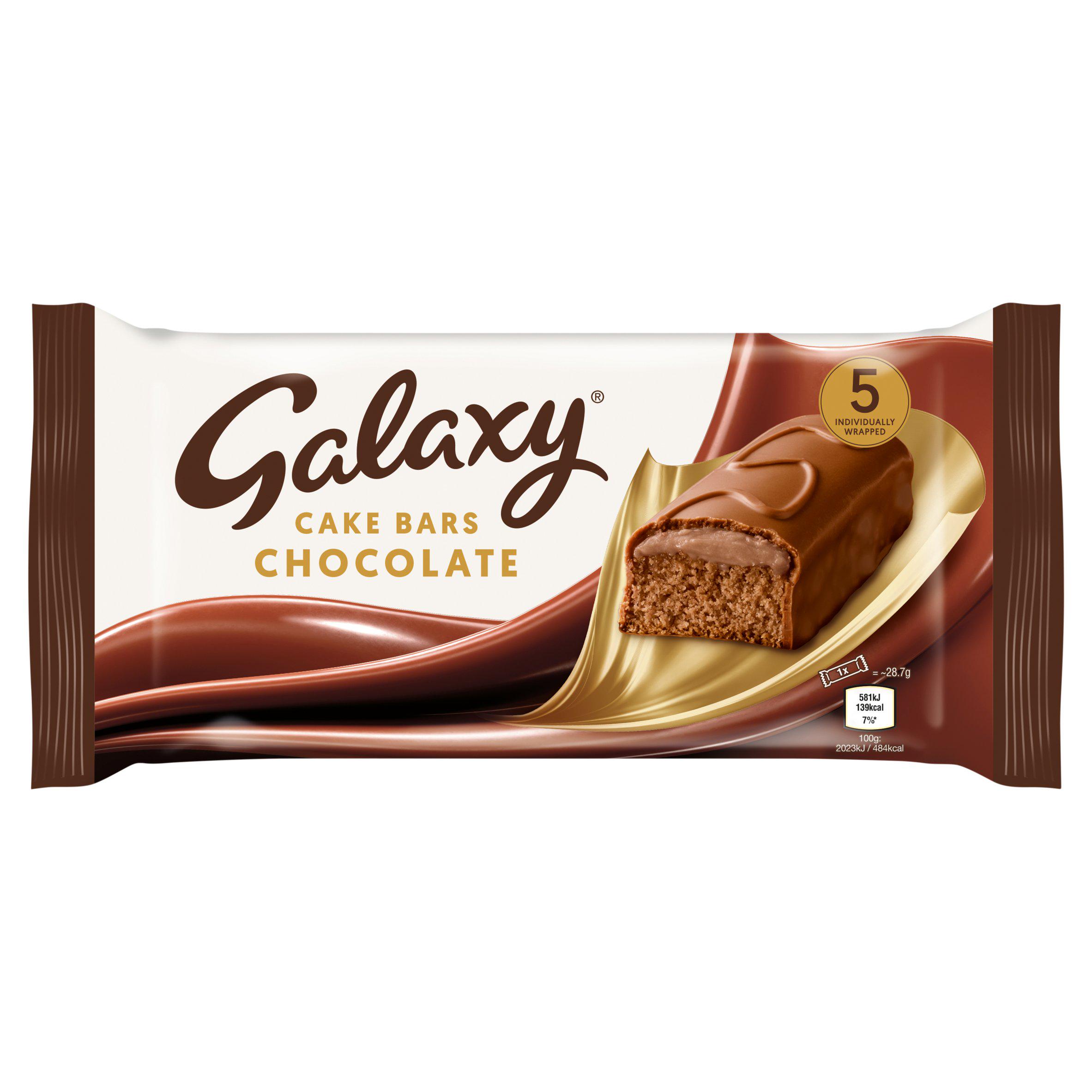 Galaxy Cake Bar Multipack 5 x 28.8g