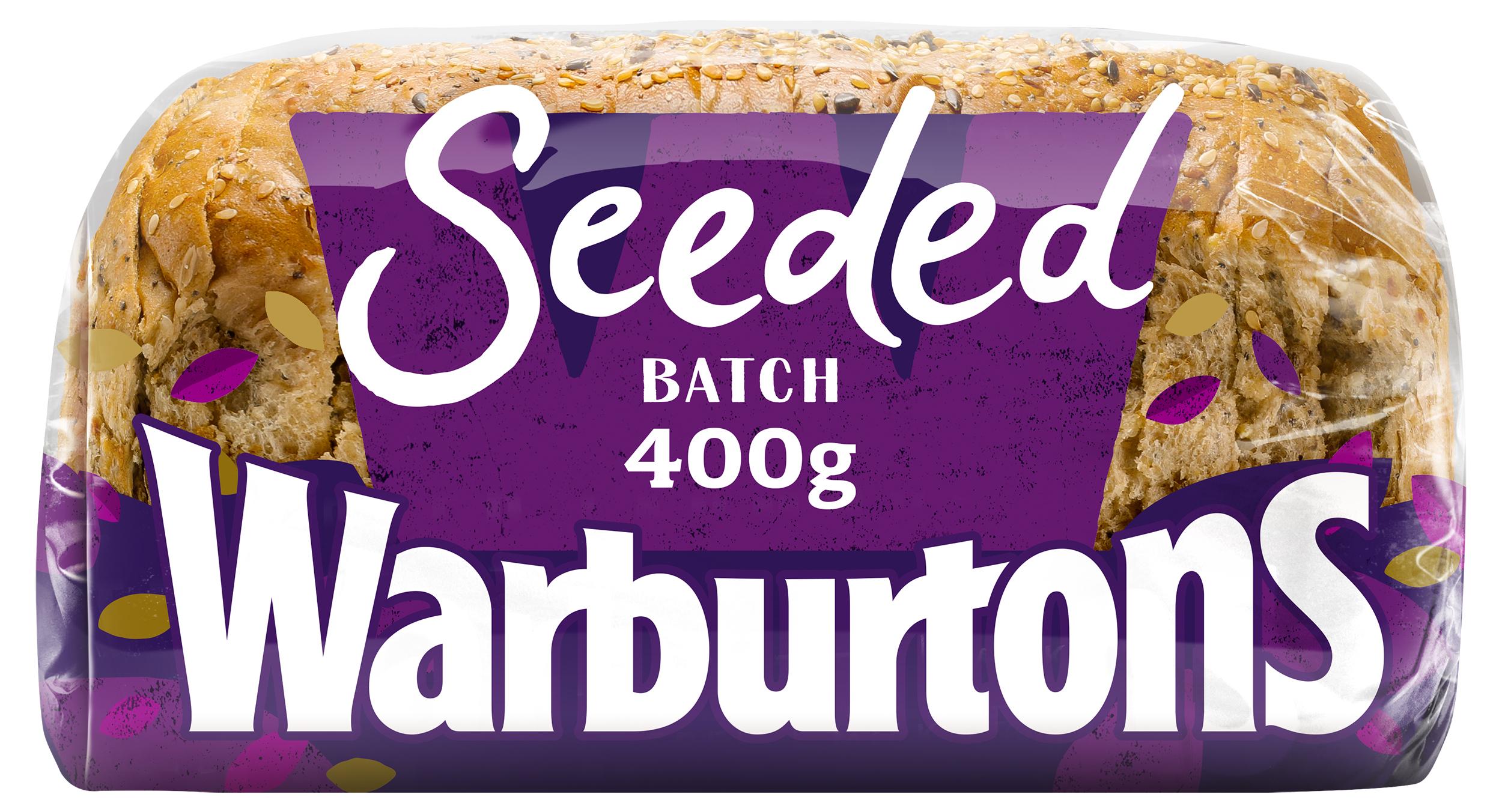 Warburtons Seeded Thick Sliced White Bread 400g thumbnail 2