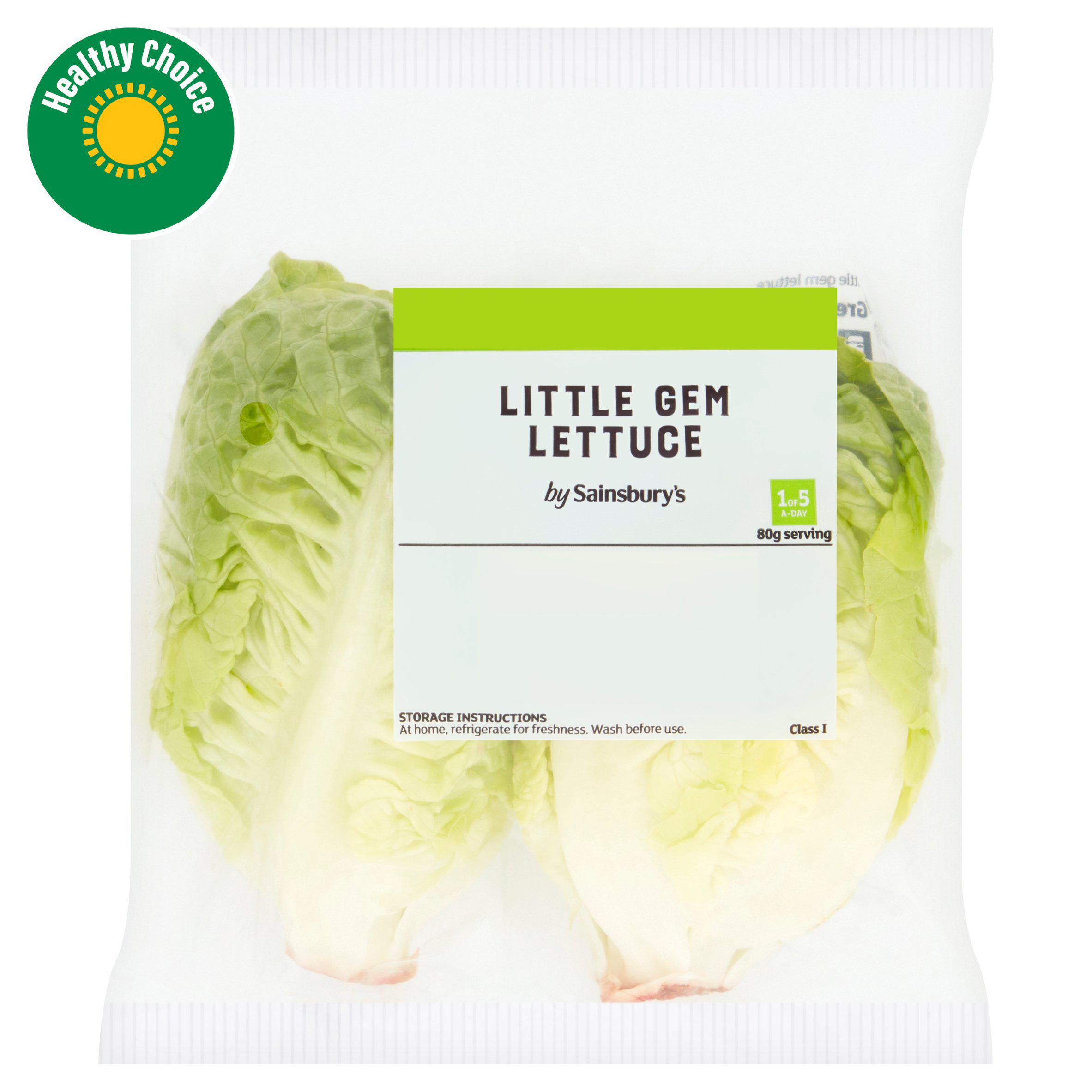 Sainsbury's Little Gem Lettuce x2