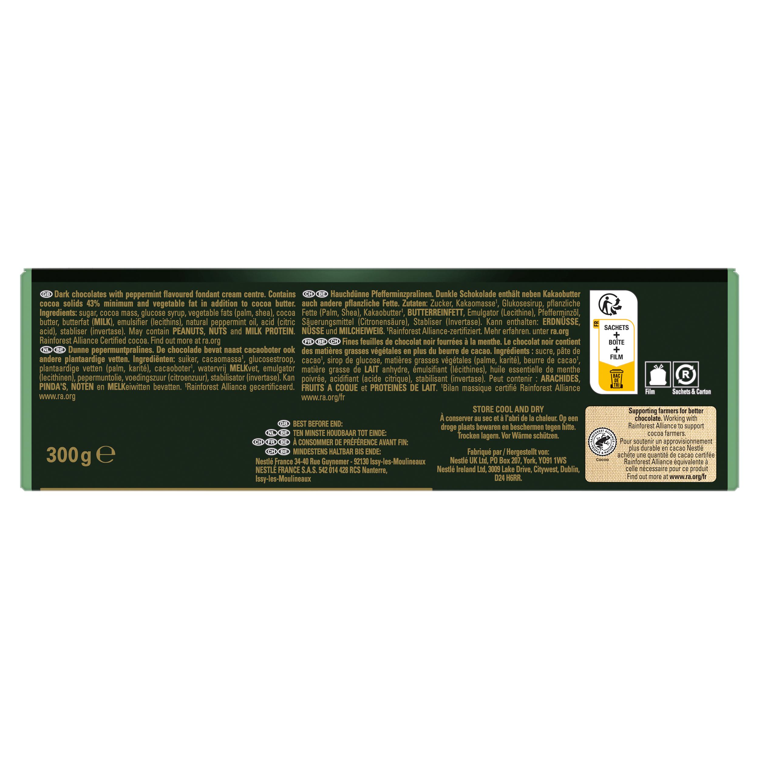 After Eight Dark Mint Chocolate Box 300g thumbnail 3