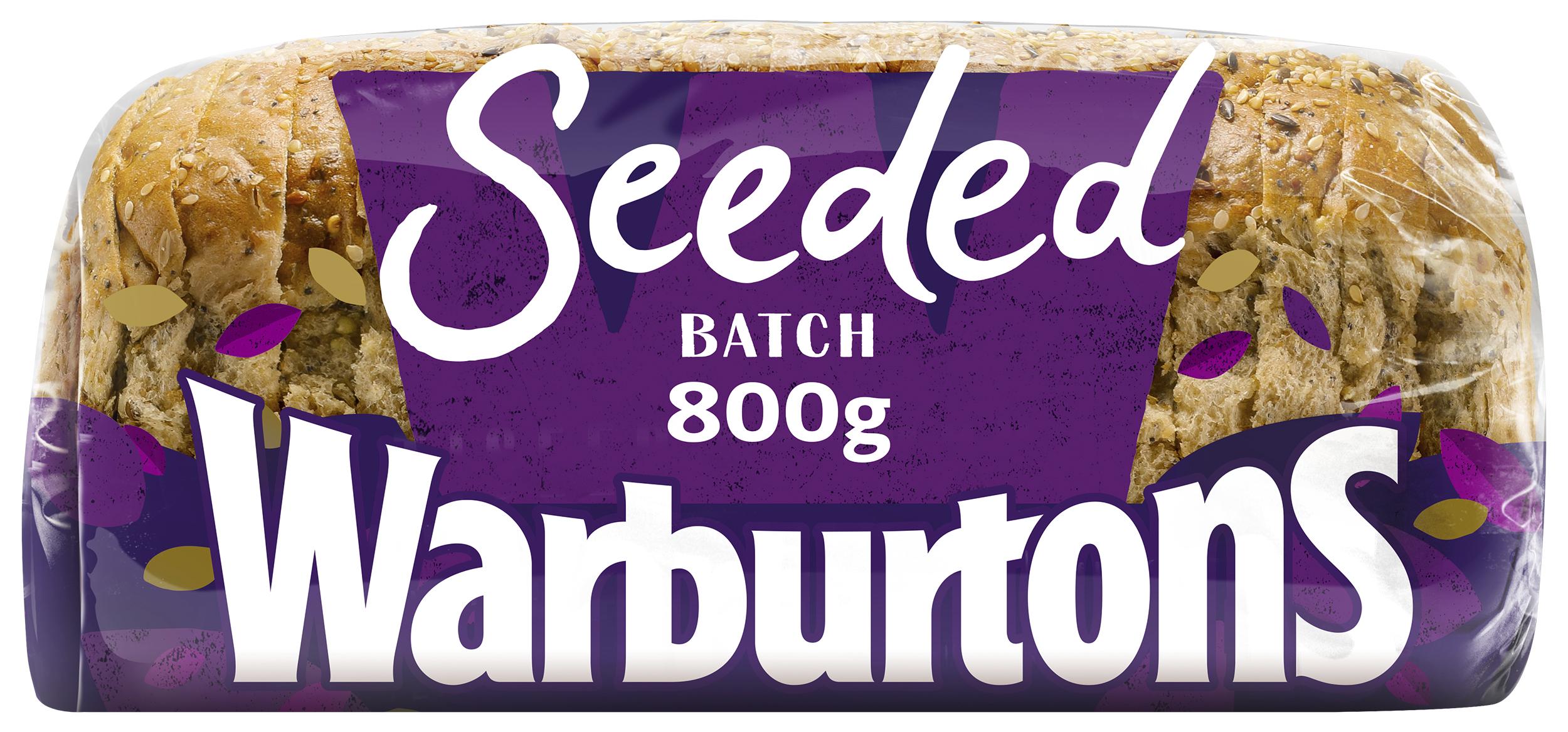 Warburtons Thick Sliced Seeded Bread 800g thumbnail 2
