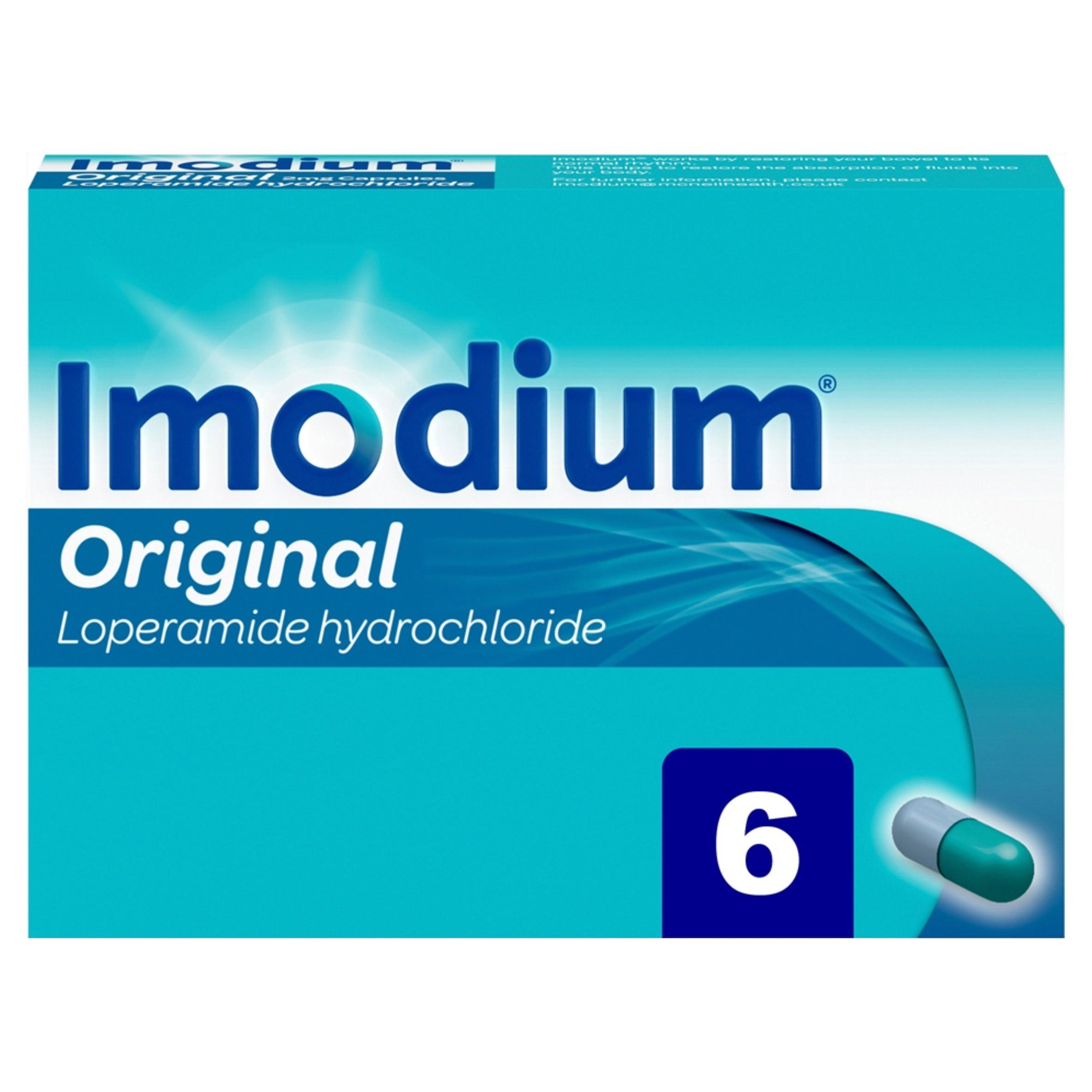 Imodium Original 2 mg Diarrhoea Relief