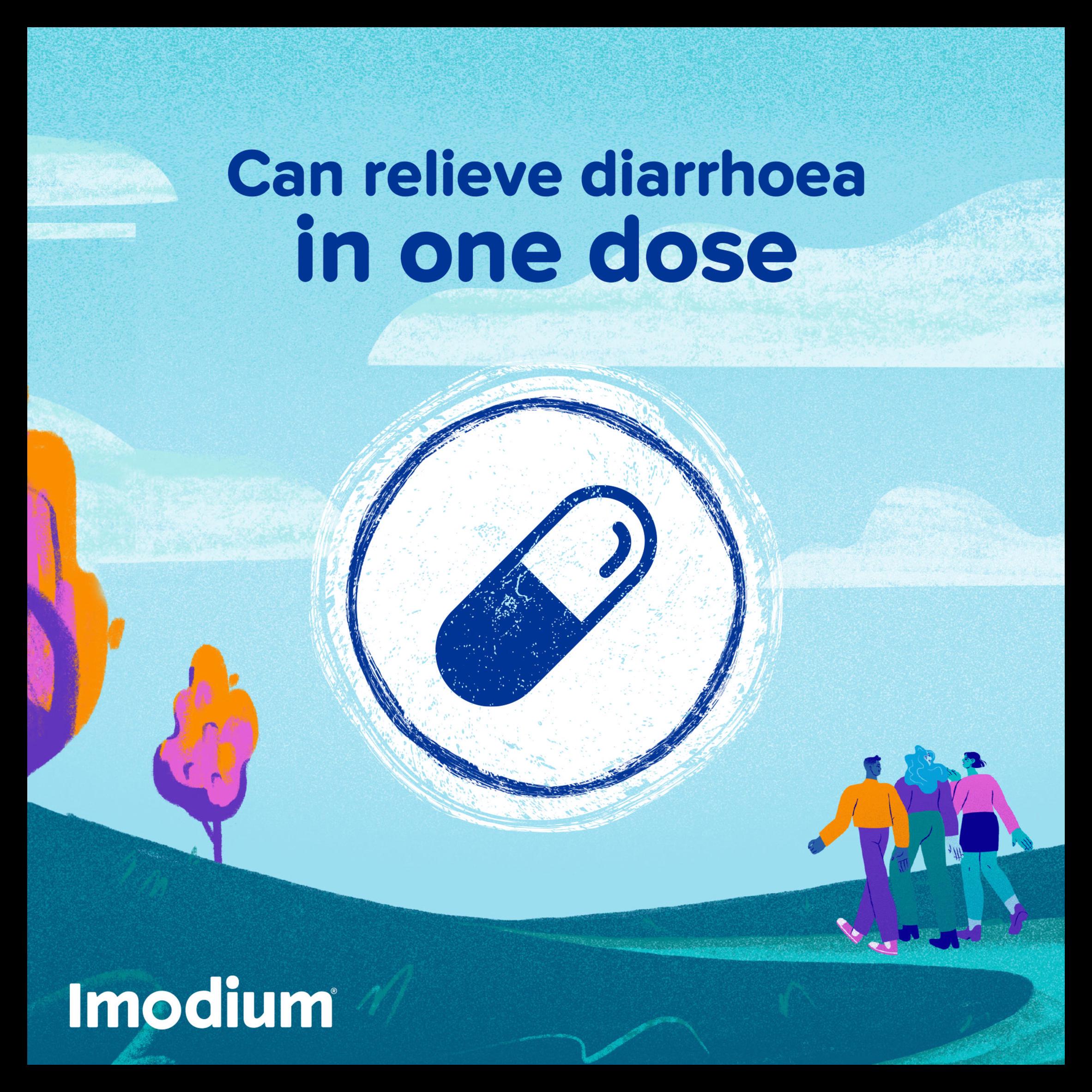 Imodium Original Relief from Diarrhoea In 1 Dose Tablets x6 thumbnail 4