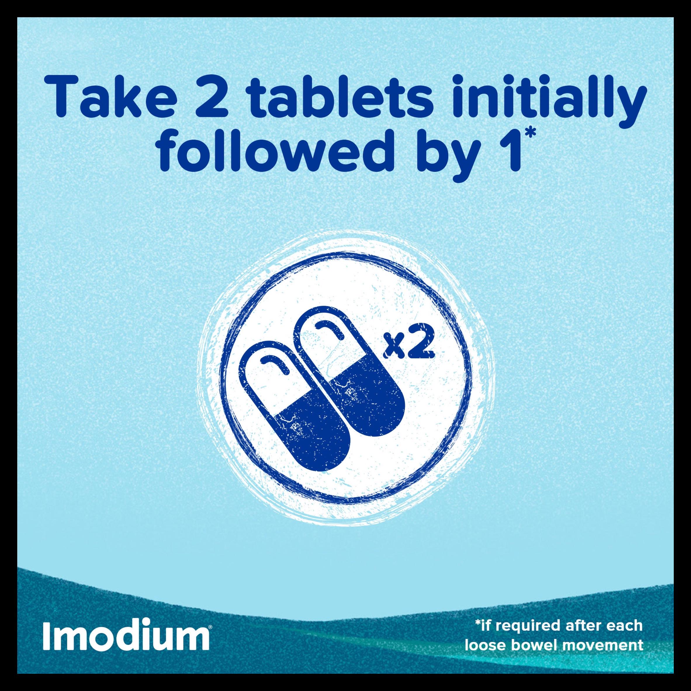 Imodium Original Relief from Diarrhoea In 1 Dose Tablets x6 thumbnail 5