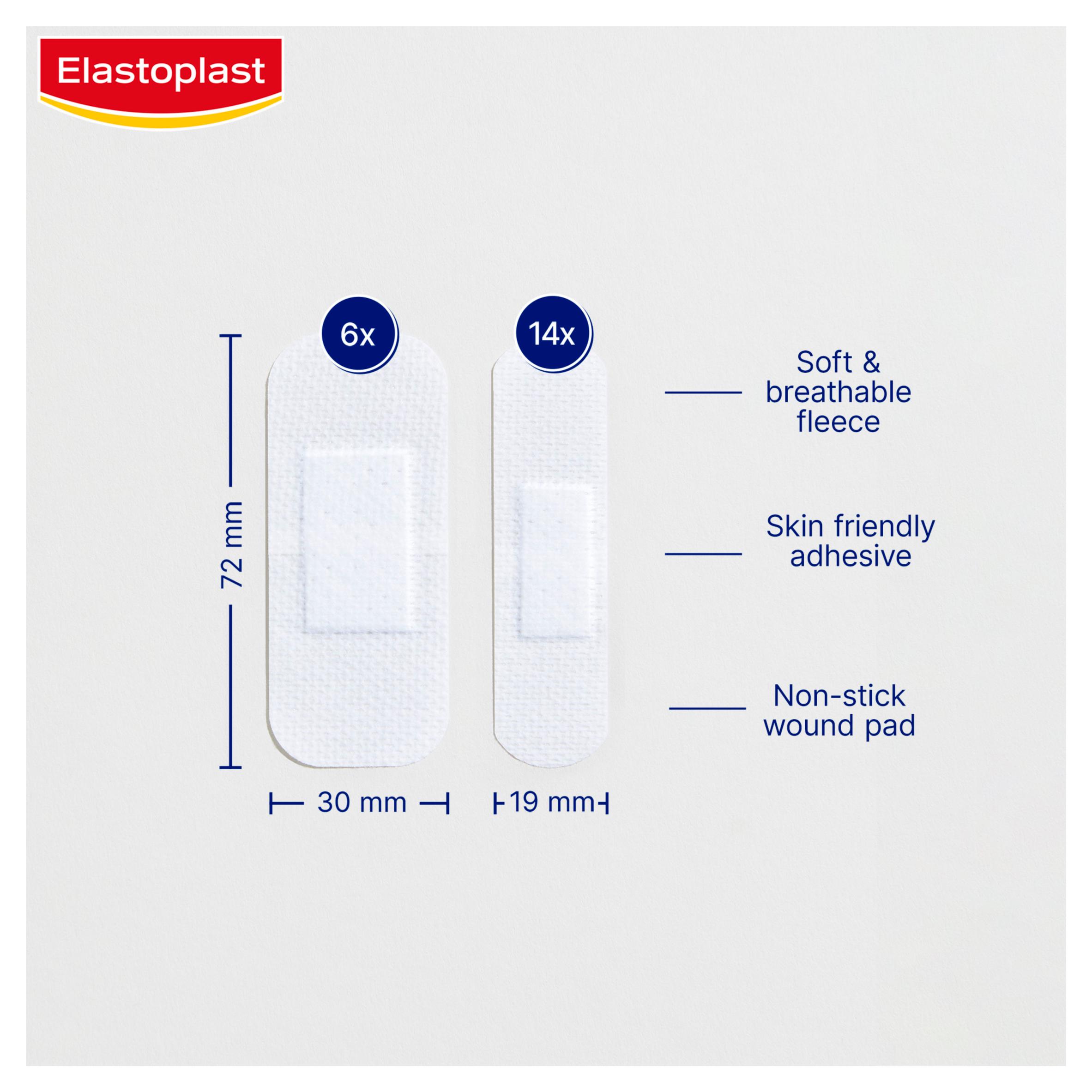 Elastoplast Sensitive Plasters Extra Skin Friendly Assorted Strips x20 thumbnail 3
