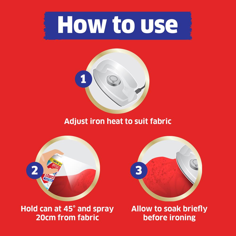 Dylon Spray Starch 300ml thumbnail 2