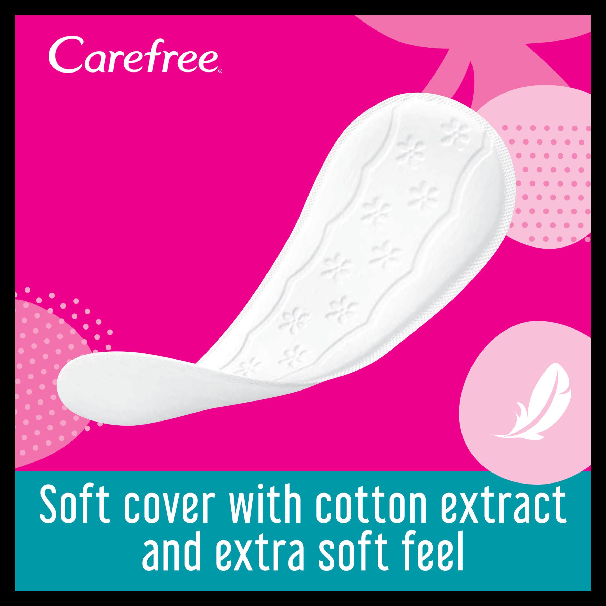 Carefree Normal with Cotton Extract Panty Liners x20 thumbnail 2