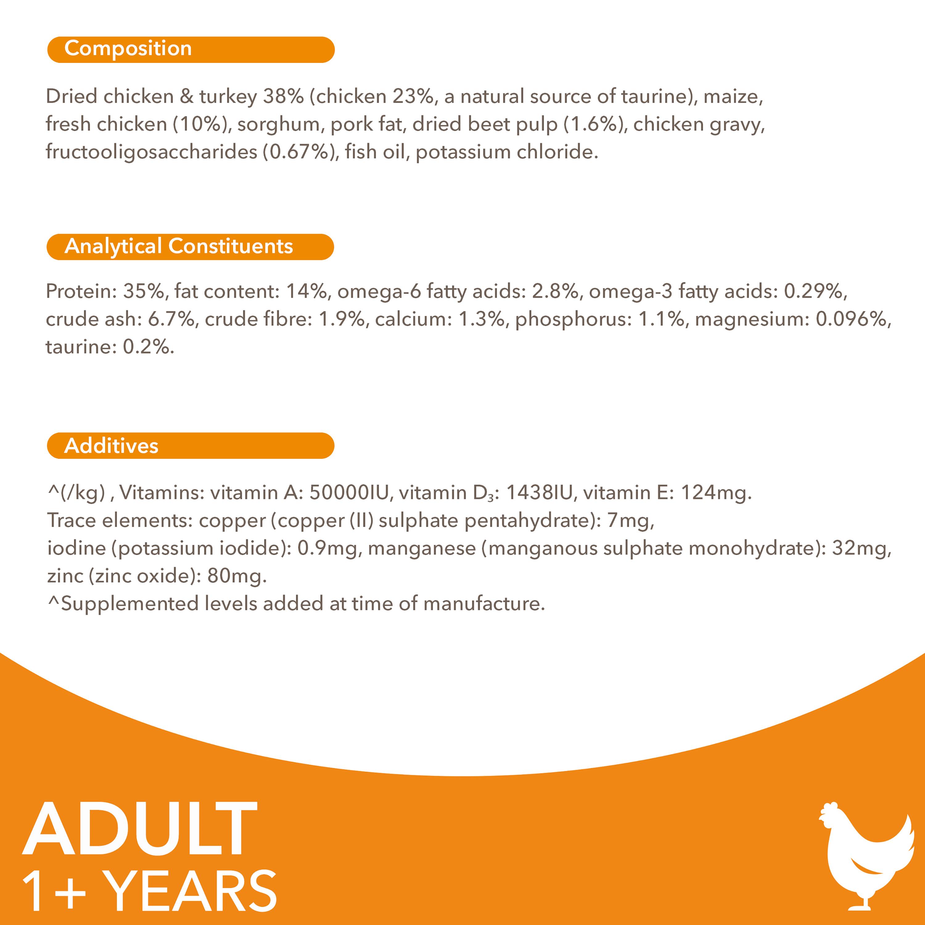 IAMS with Fresh Chicken Cat Food 1+ Years 2kg thumbnail 4