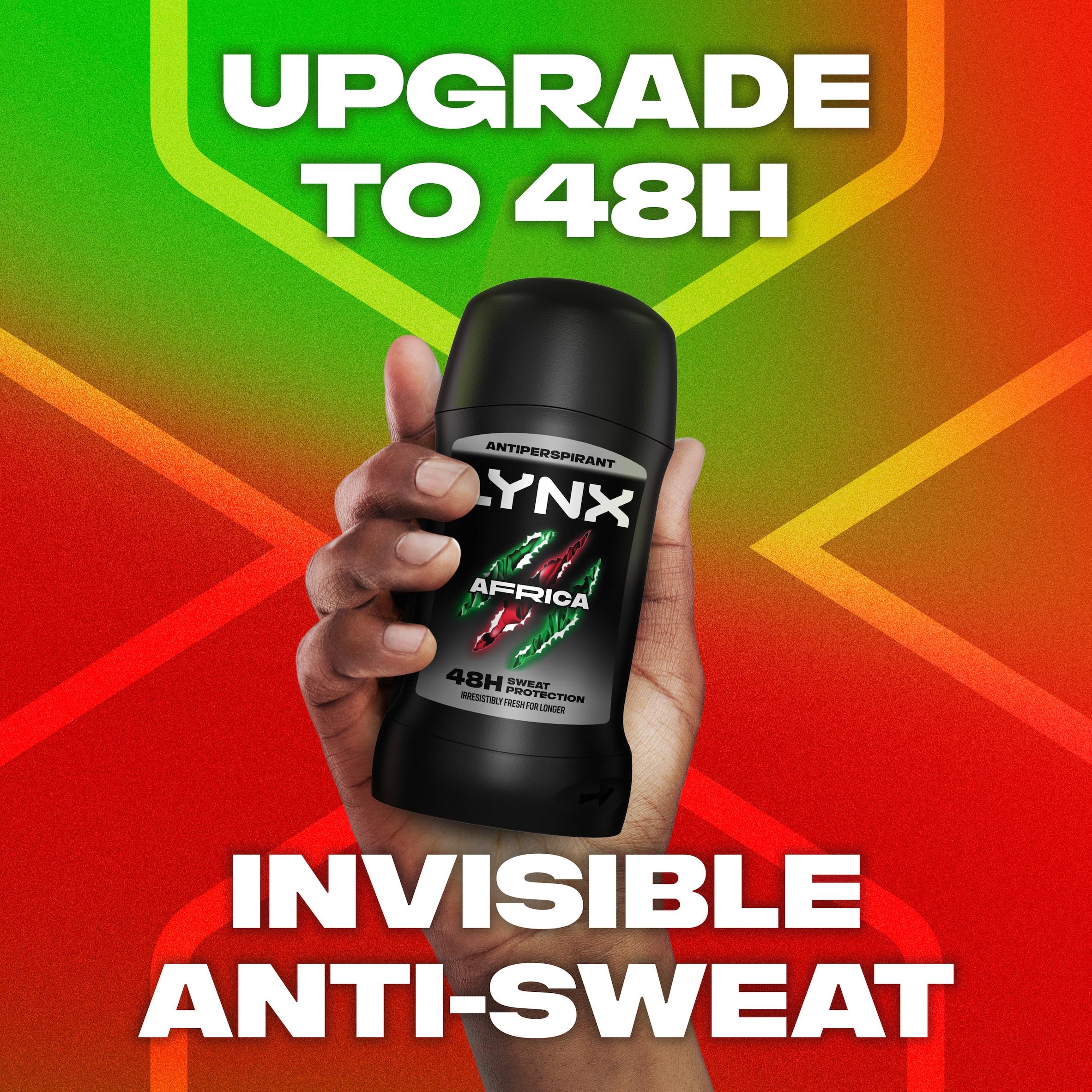 Lynx Africa 48h Anti Perspirant Deodorant Stick for Men 50ml thumbnail 2