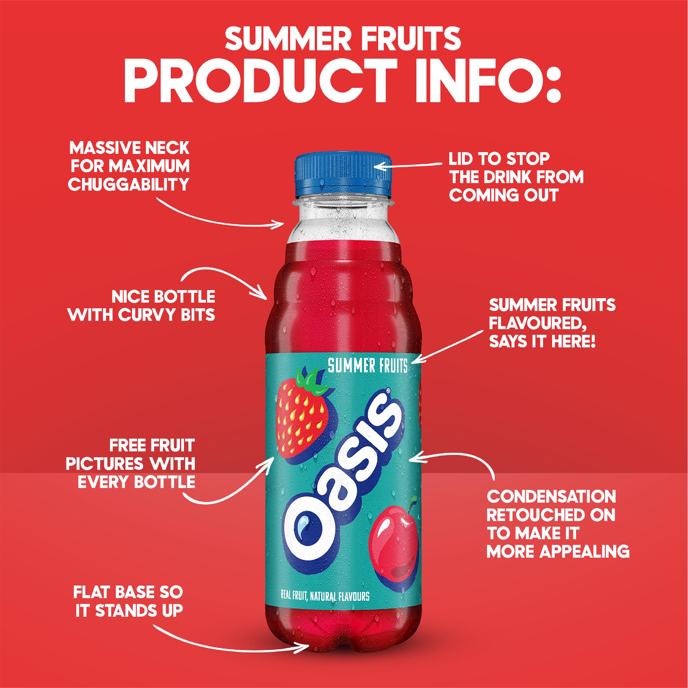 Oasis Summer Fruits 500ml thumbnail 2