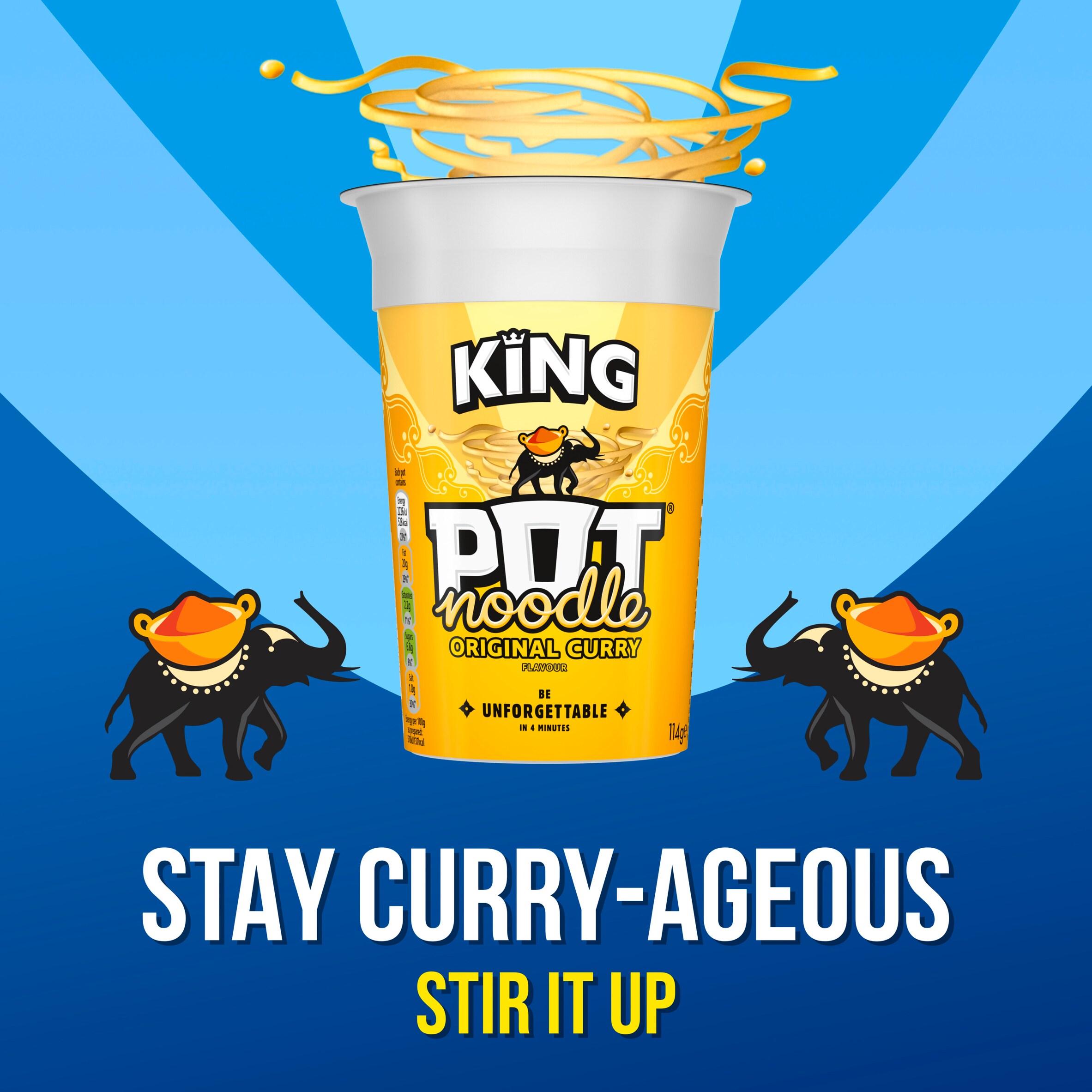 Pot Noodle King Original Curry 114g thumbnail 5