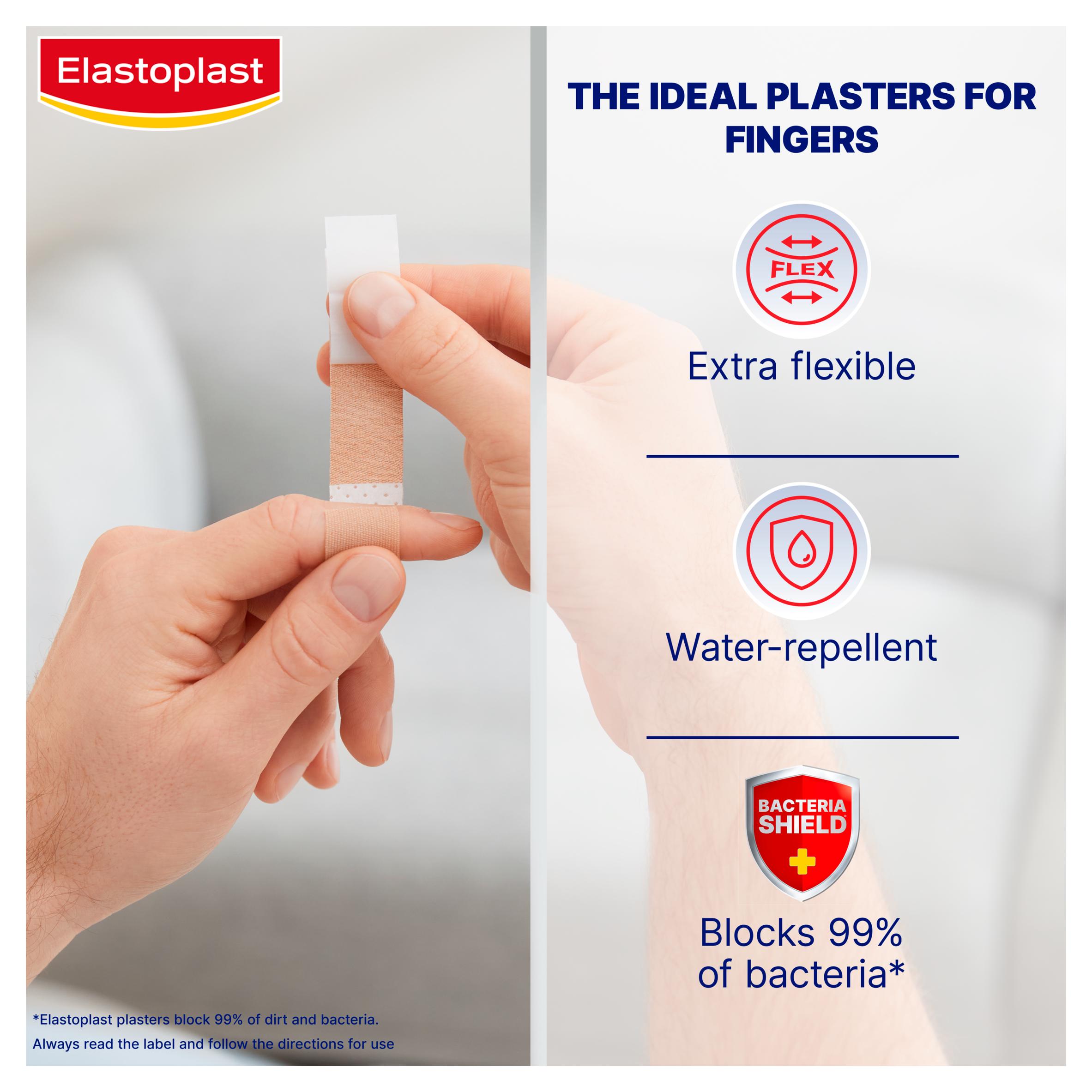 Elastoplast Fabric Finger Plasters x16 thumbnail 2