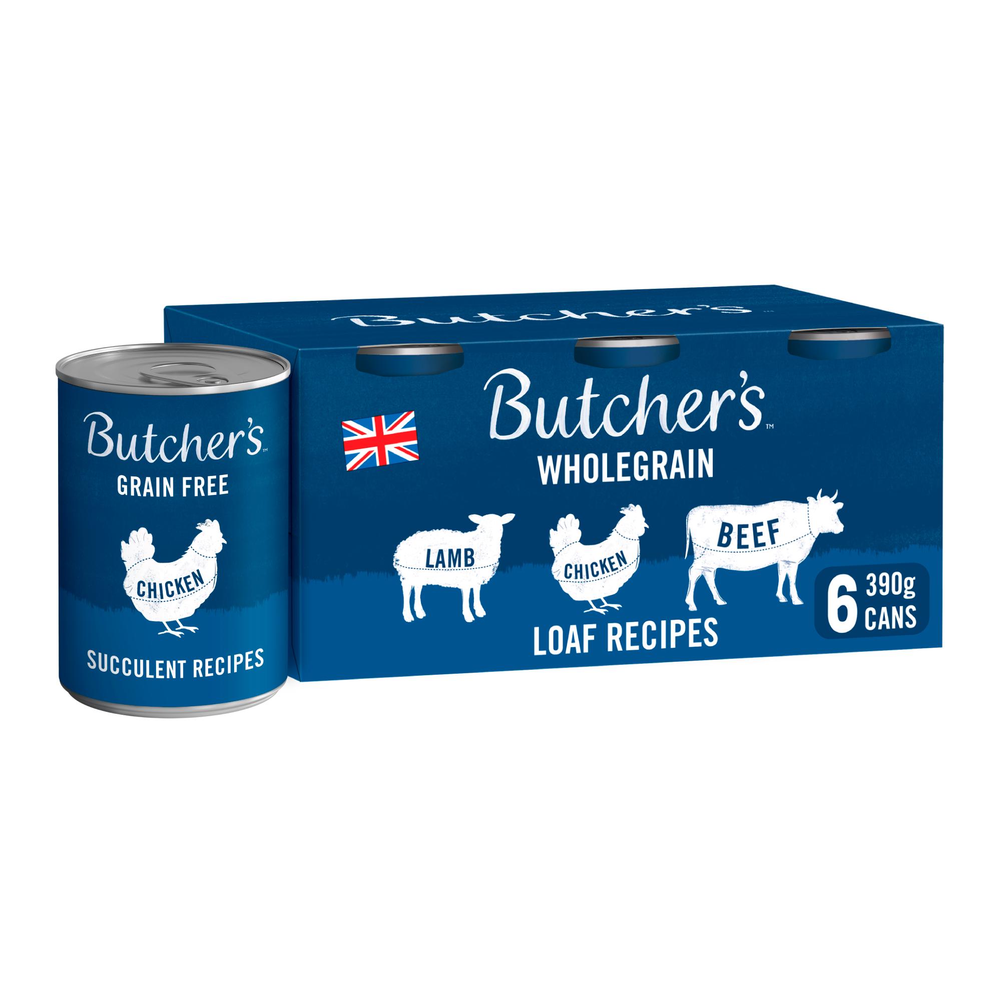 Butcher's Loaf Recipes Wet Dog Food Tins 6 x 390g thumbnail 3