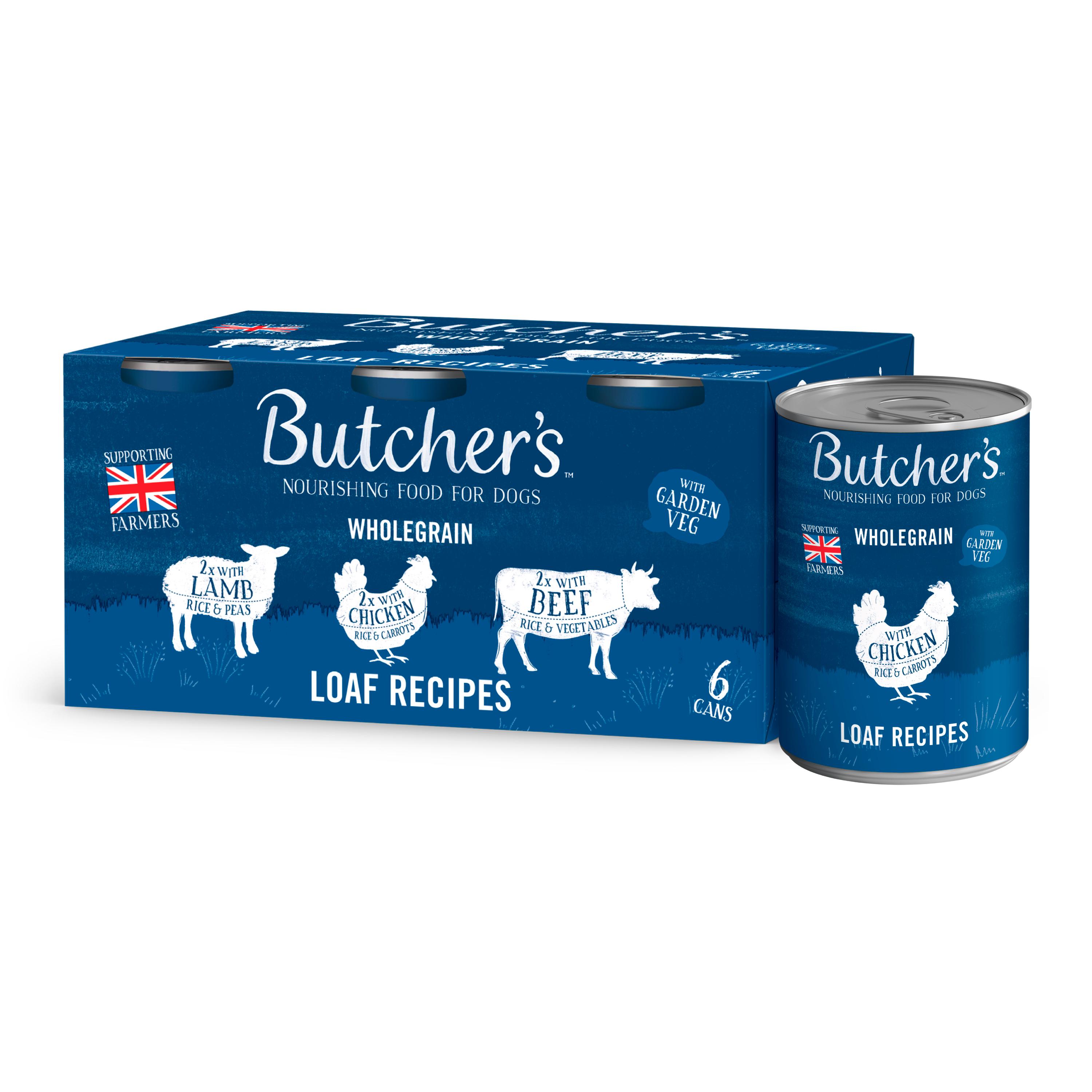 Butcher's Loaf Recipes Wet Dog Food Tins 6 x 390g thumbnail 4