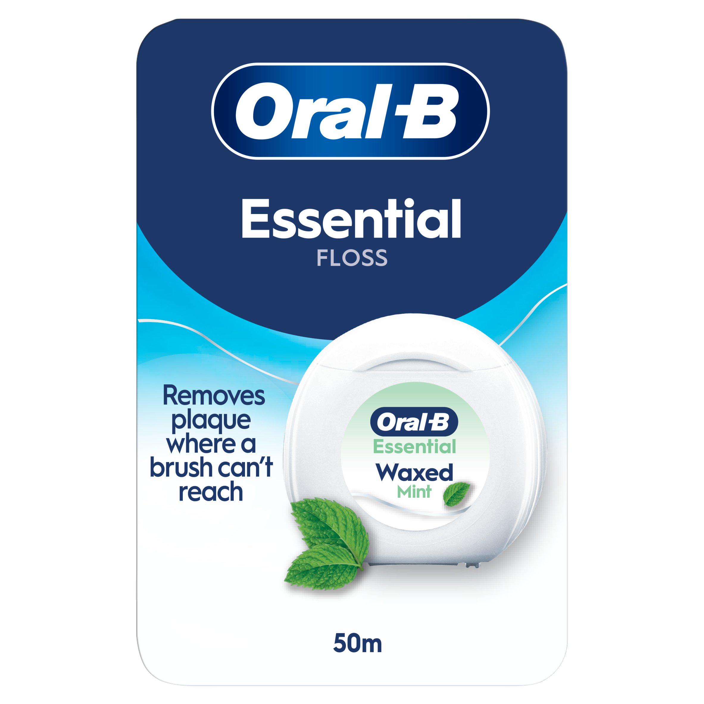 Oral-B Essential Waxed Regular Mint Dental Floss
