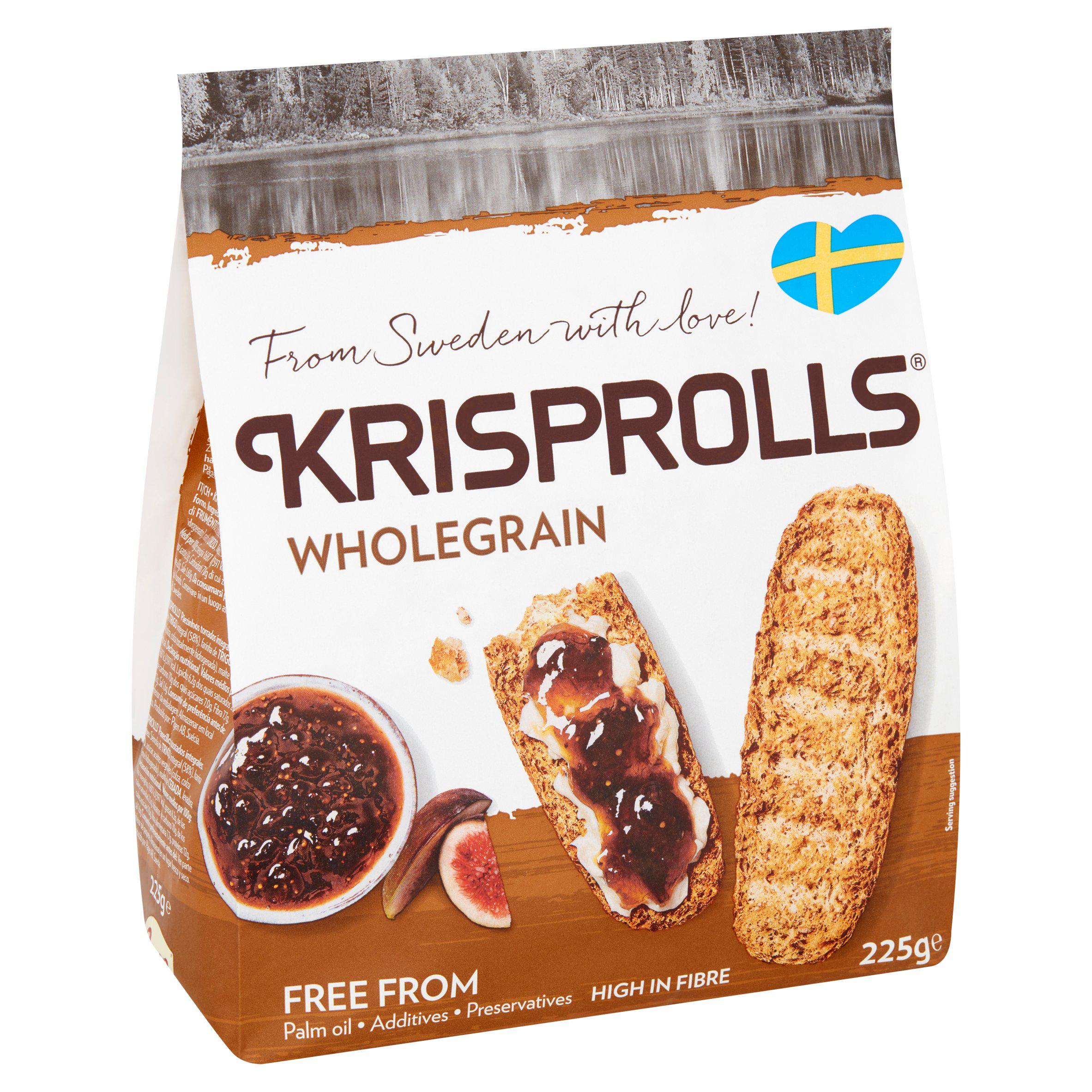 Krisprolls Wholegrain 225g