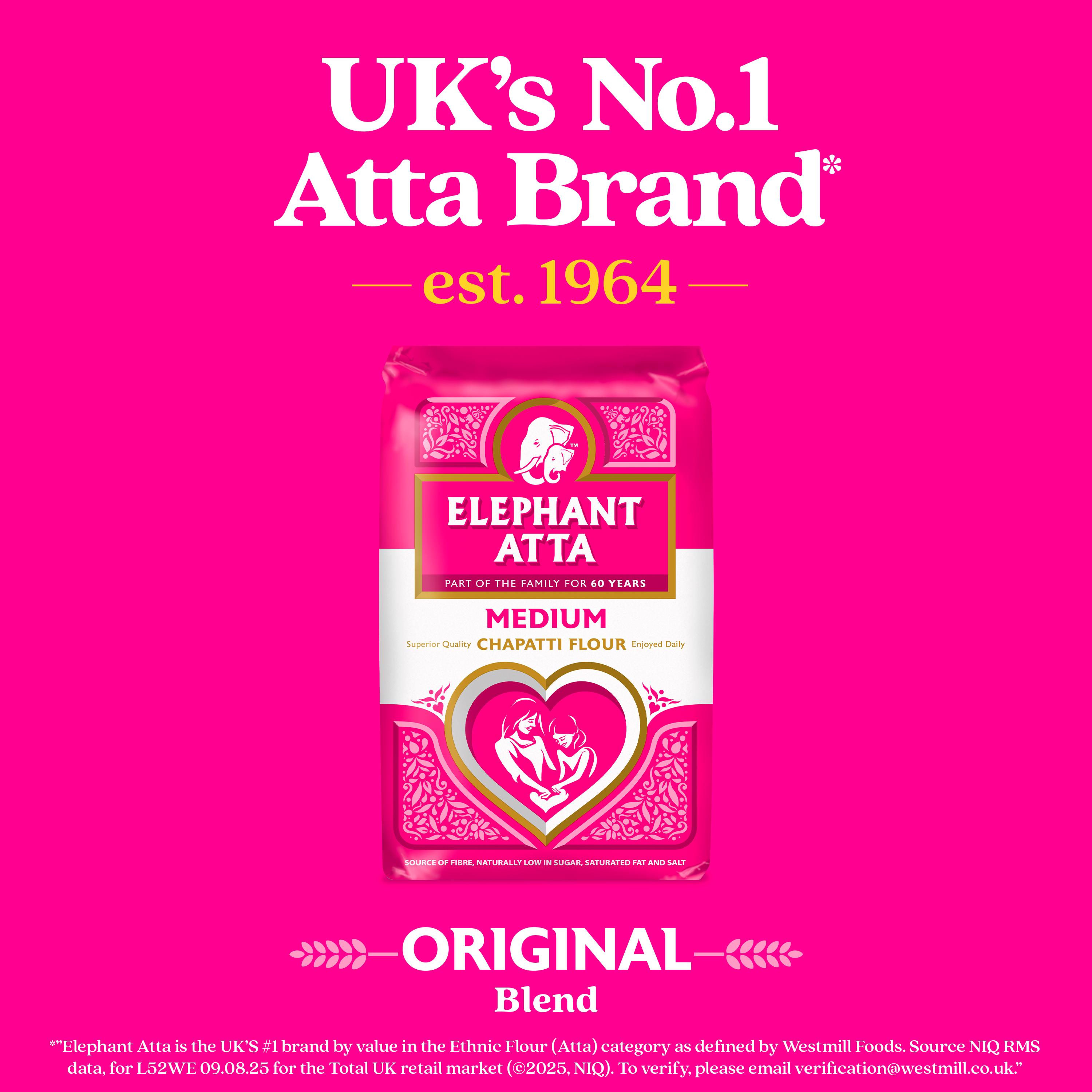 Elephant Atta 10kg Medium Chapatti Flour thumbnail 2