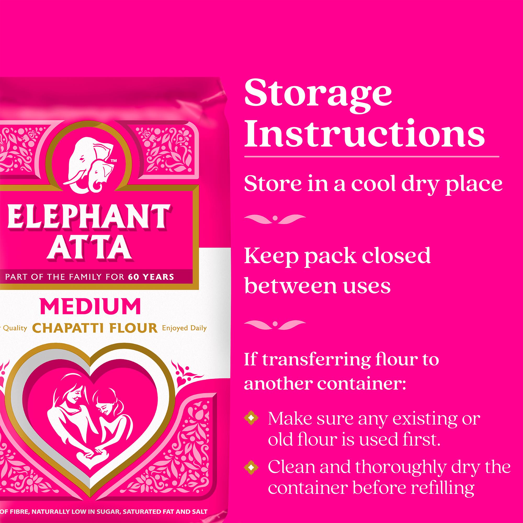Elephant Atta 10kg Medium Chapatti Flour thumbnail 4