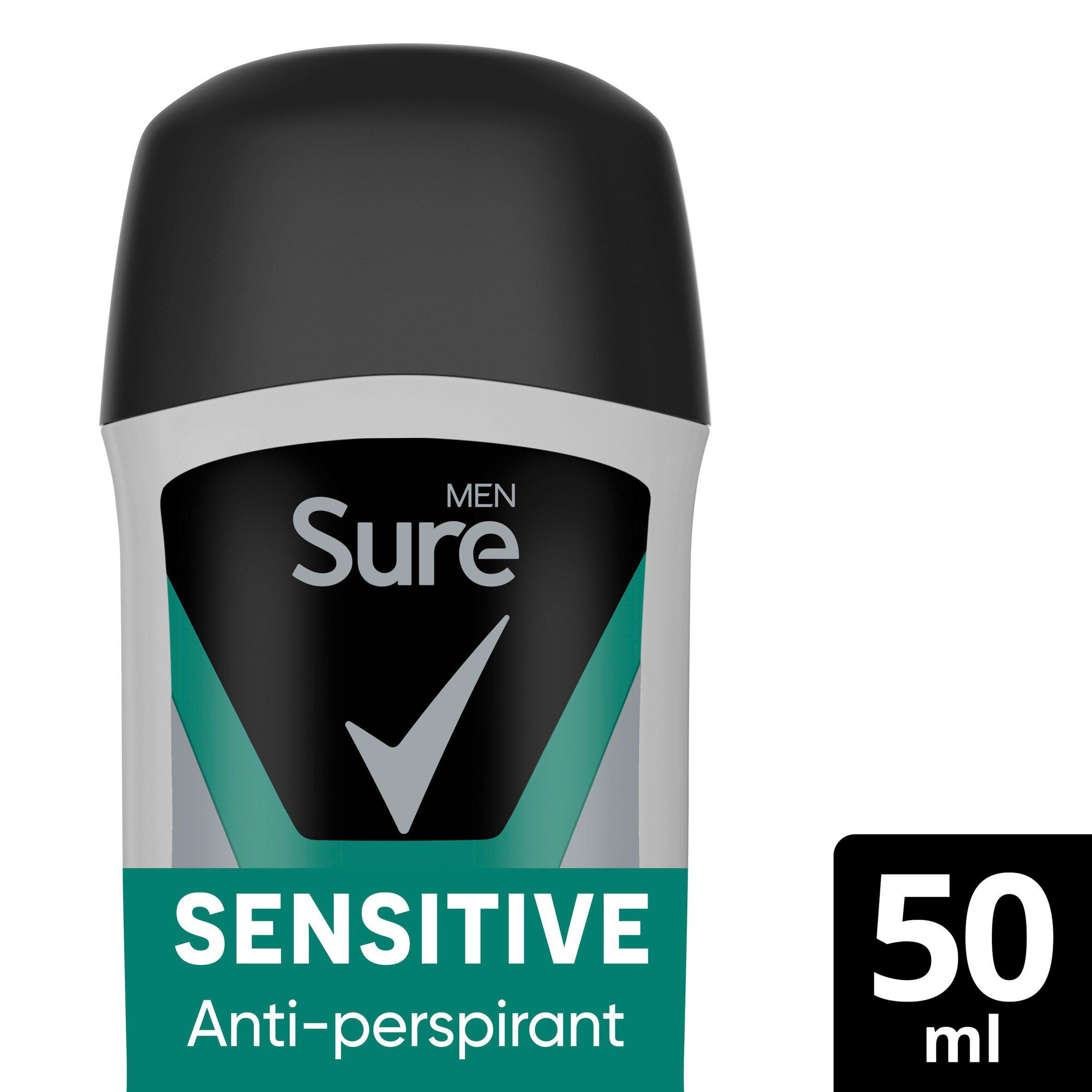 Sure Men Anti-perspirant Stick Sensitive 50 ml