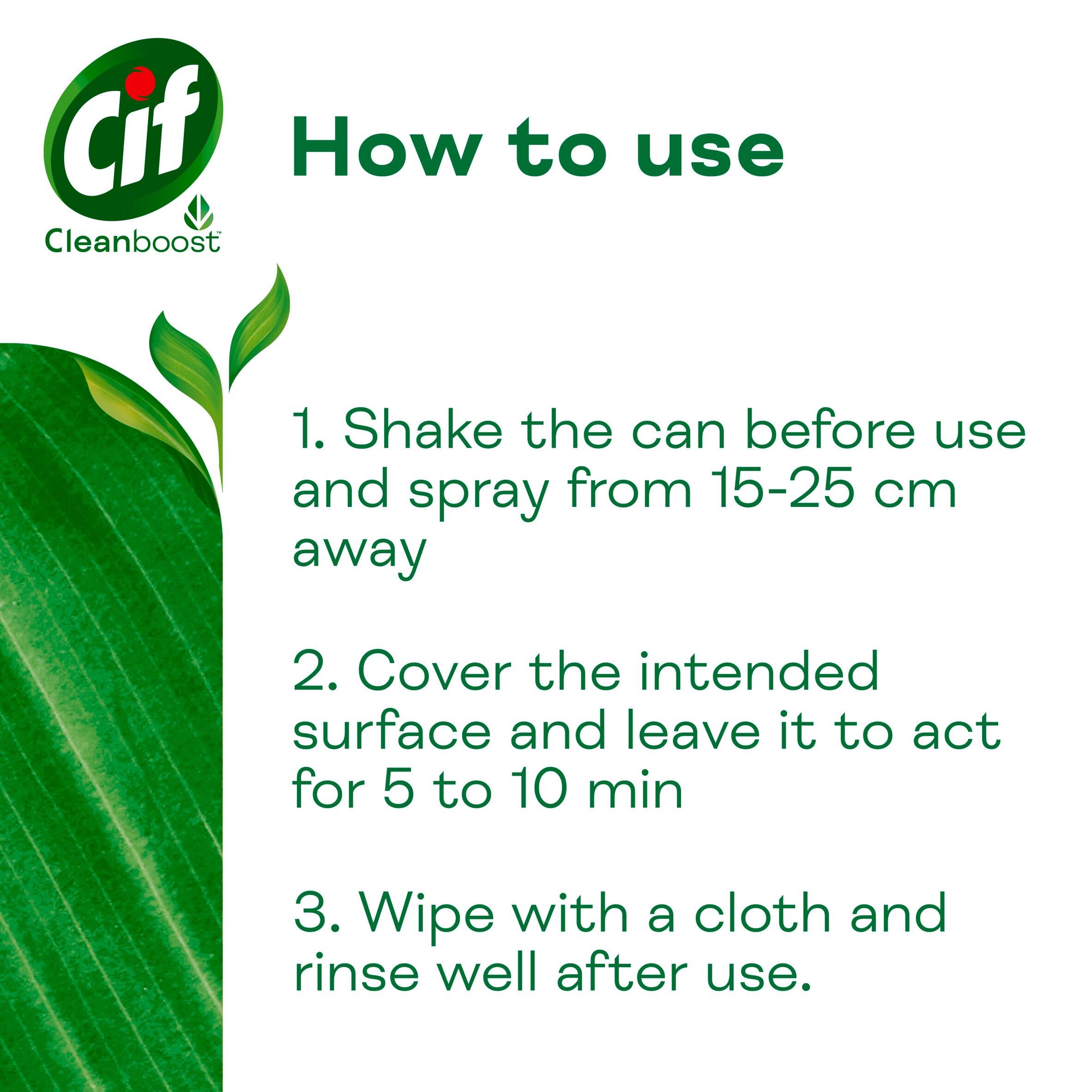 Cif Power & Shine Bathroom Cleaner Mousse Citrus 500ml thumbnail 5