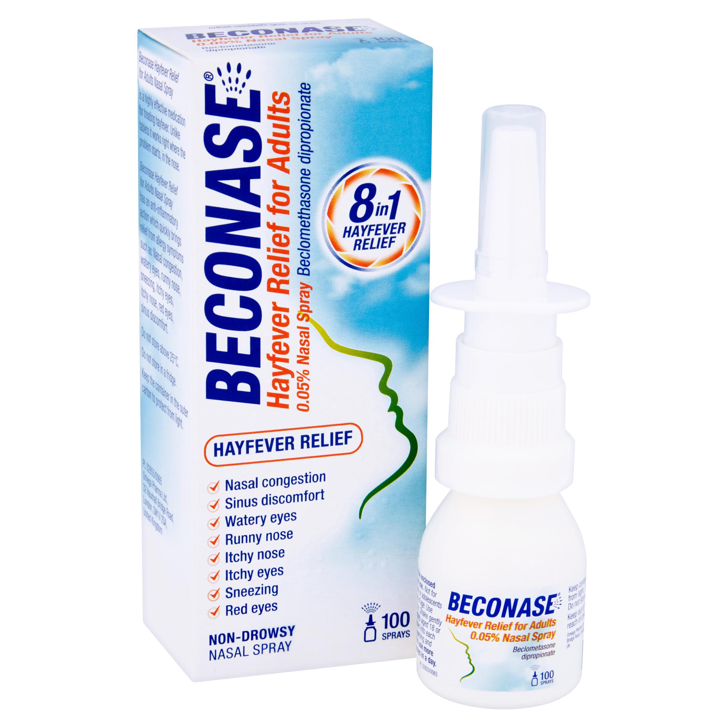 Beconase Hayfever Relief For Adults 0.05% Nasal Spray thumbnail 2